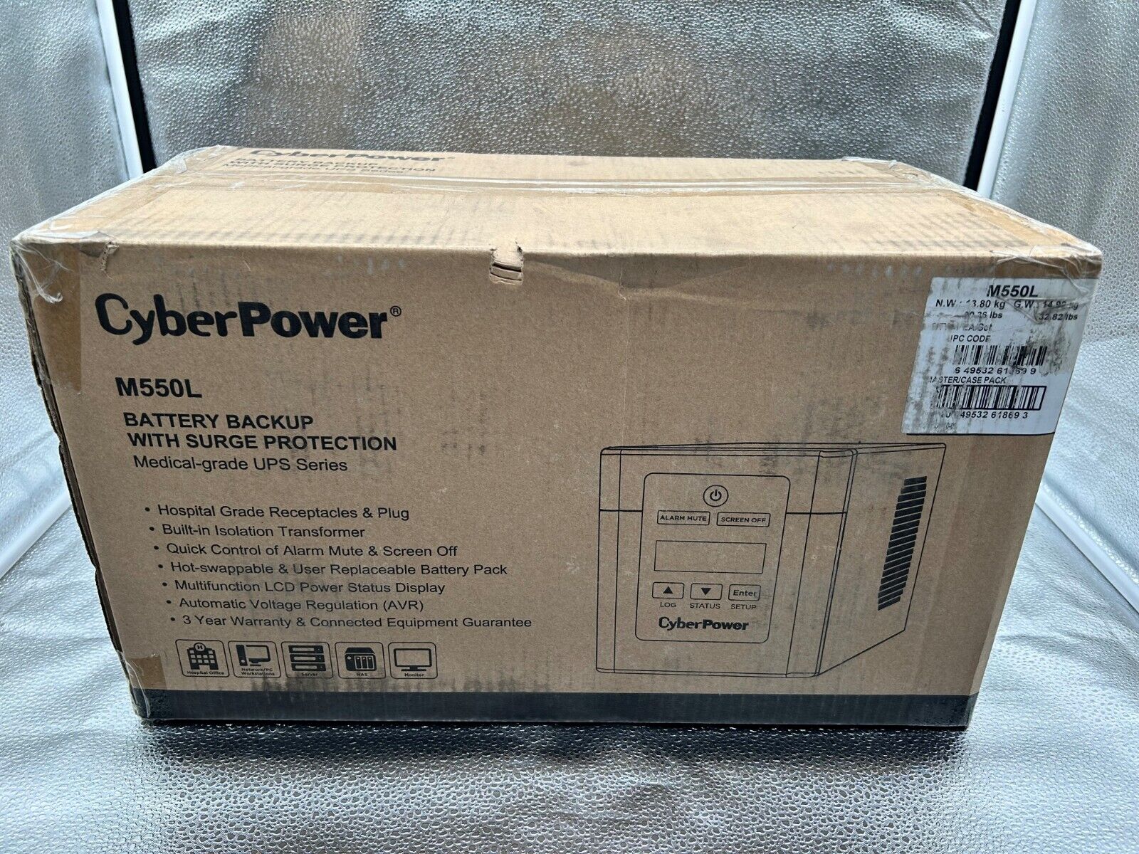 CyberPower M550L Battery BackUp With Surge Protection  (New sealed Box)