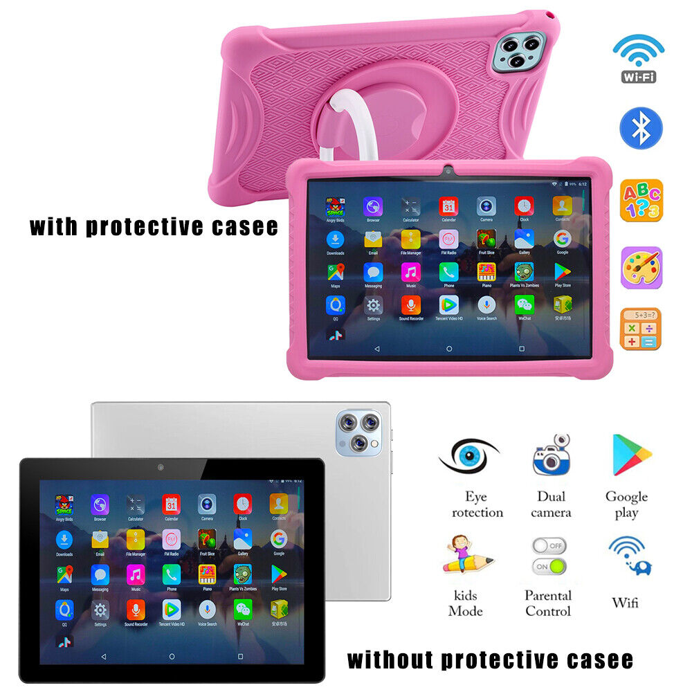 Kids Tablet 10in 7in Android Tablet Bluetooth Parental Control WiFi Dual Camera