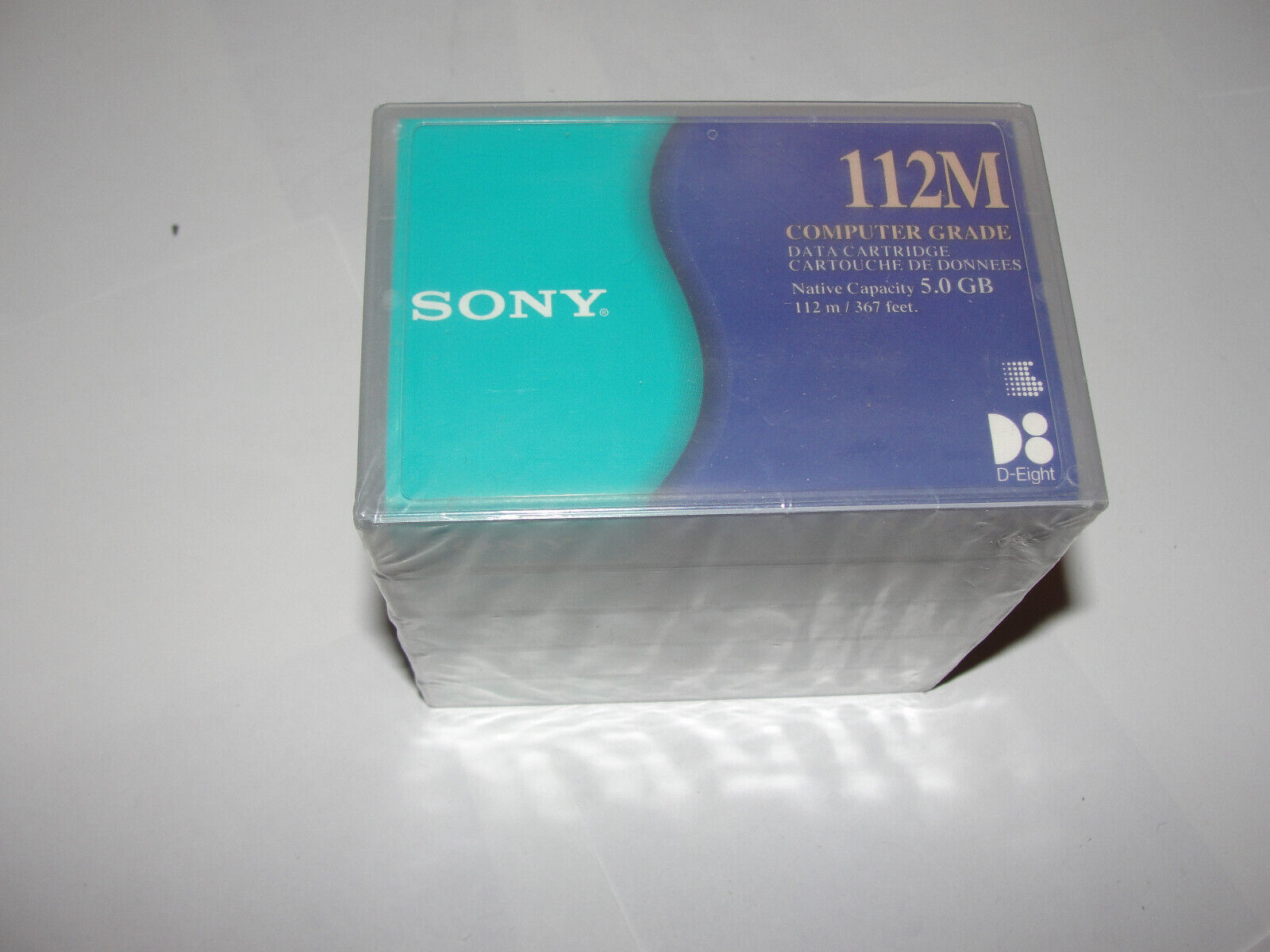 🔥LOT OF 4 SEALED BOX SONY QG112M A2 8MM 2.5/5.0GB Data Tape Cartridges 💯