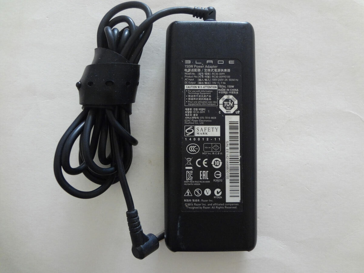 For Razer Blade RC30-0099 100%Genuine OEM 19V 7.9A 150W AC Power Adapter Charger