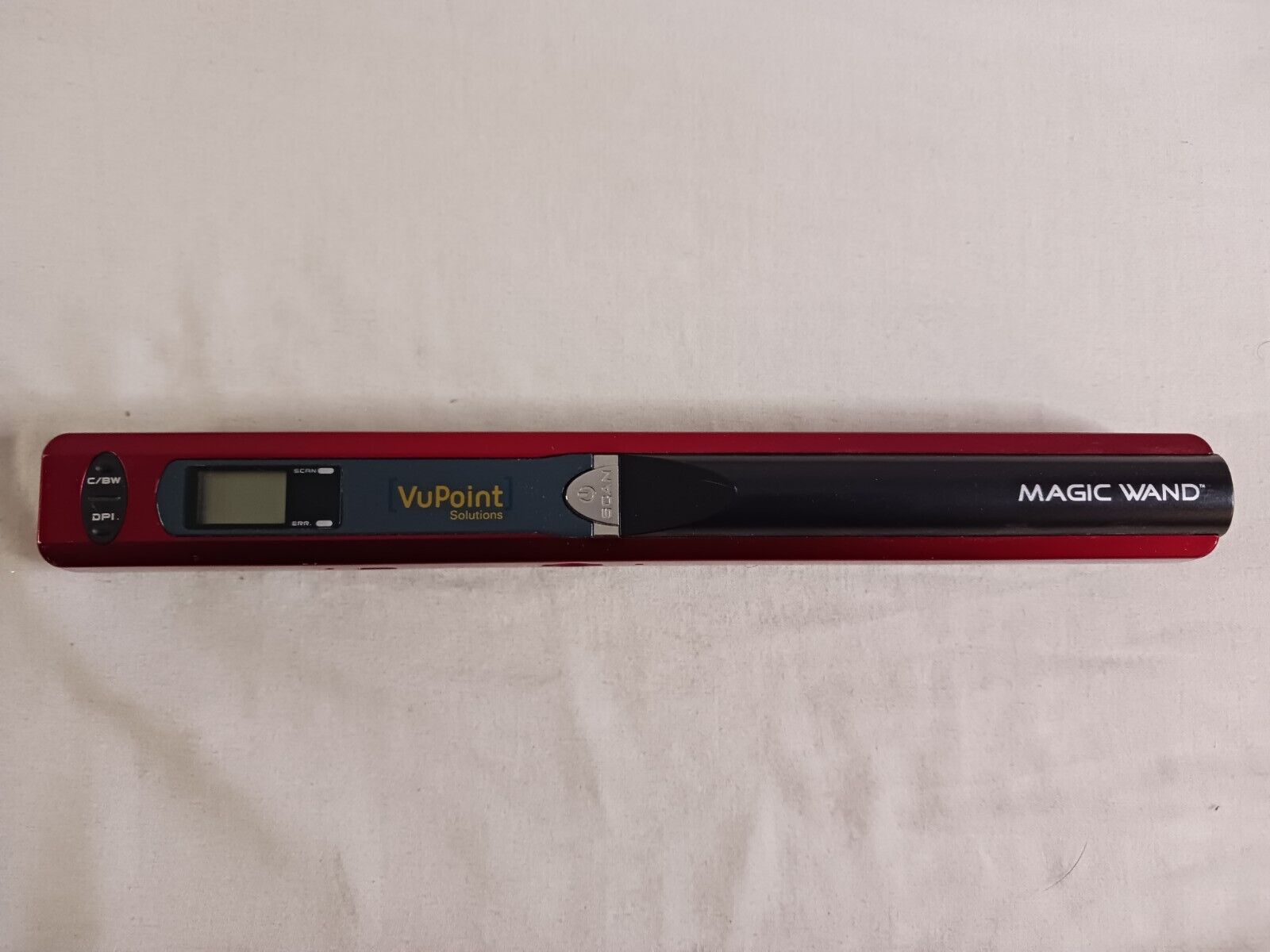 VuPoint Solutions Magic Wand Portable Scanner, Red, ST415R