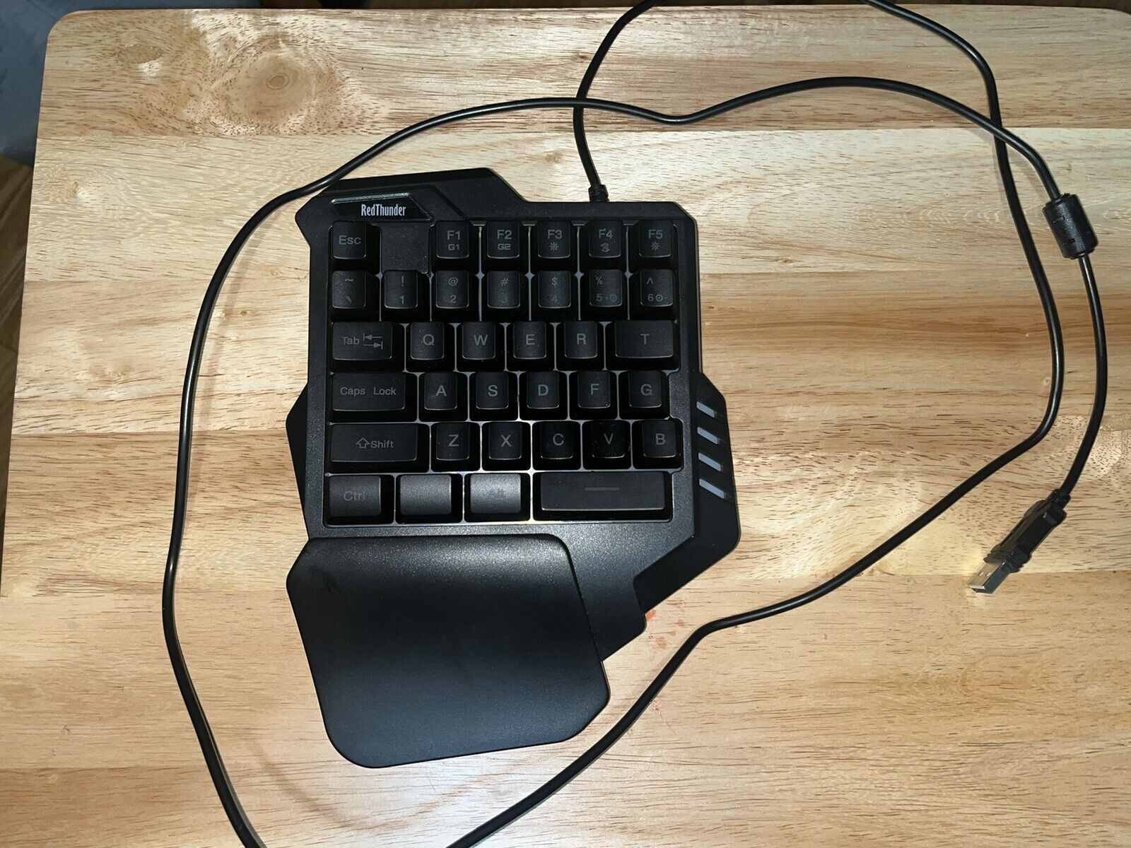 One Handed Red Thunder G30 Gaming Keyboard
