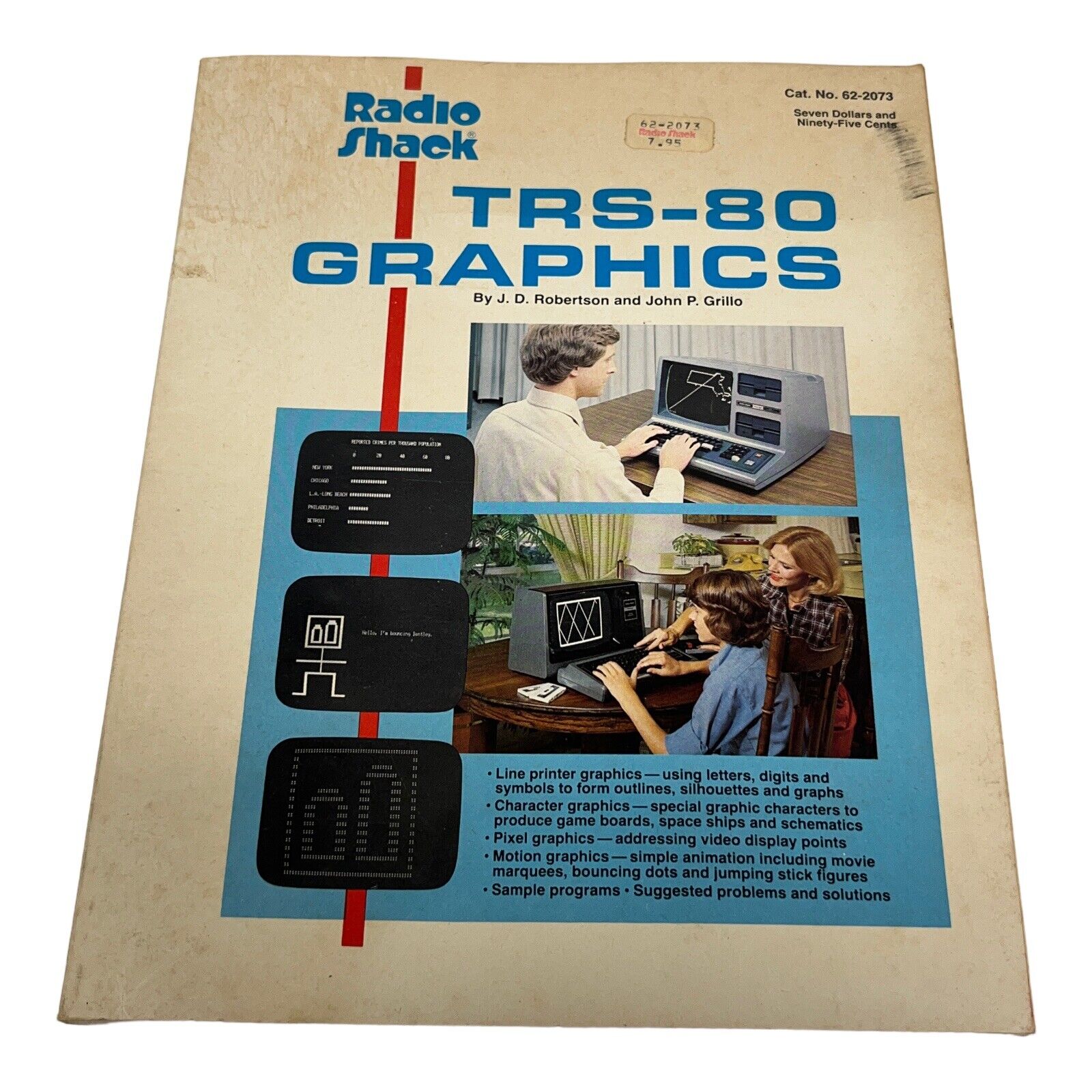 Vintage Radio Shack TRS-80 Computer Graphics Book/Manual 1981 Tandy Corp