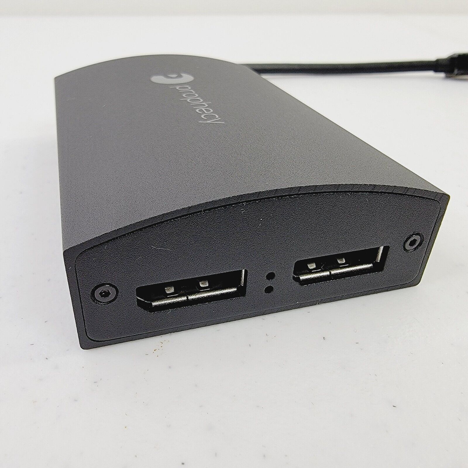 gofanco Prophecy 1x2 Mini DisplayPort to DP Dual Display Adapter / Splitter MST