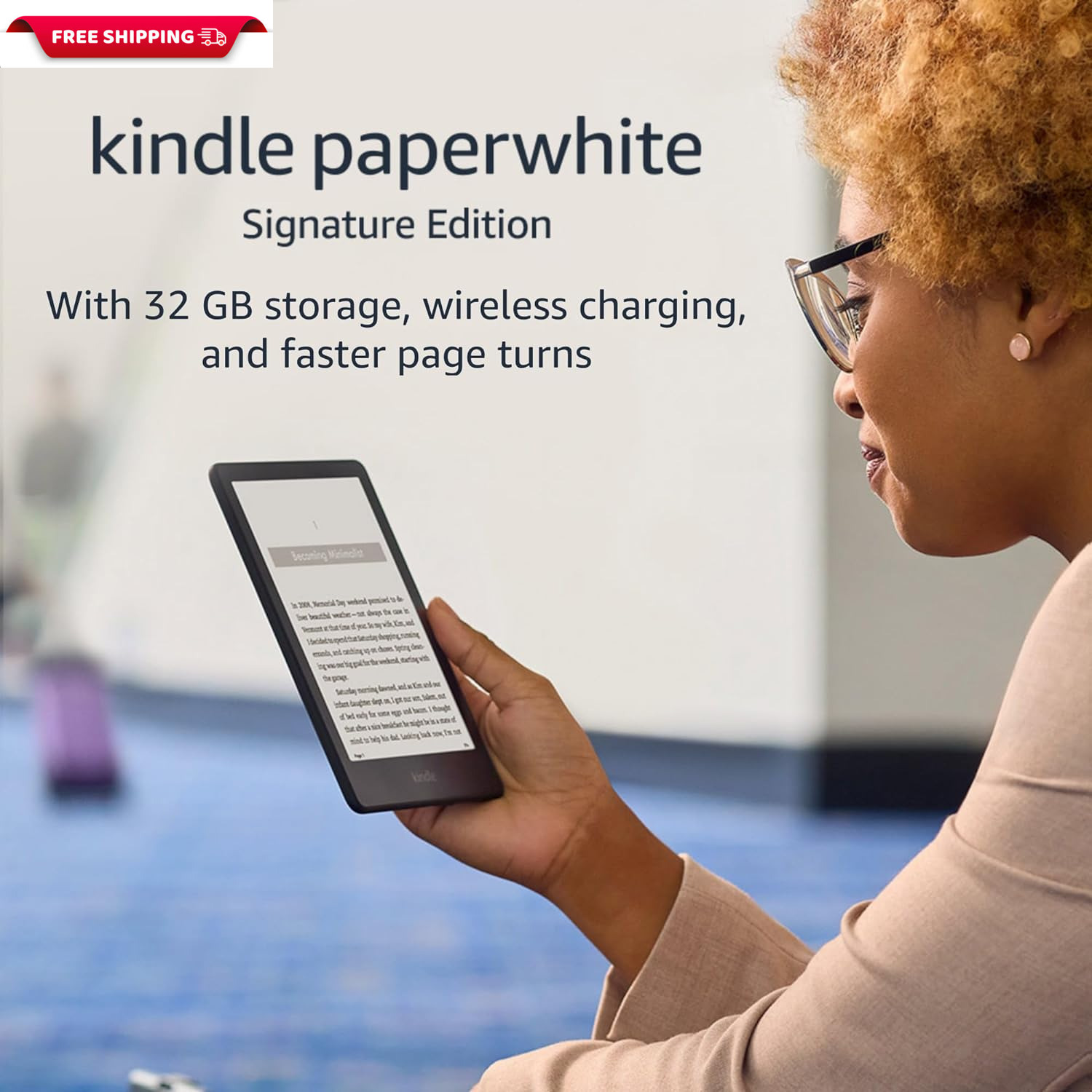 Kindle Paperwhite Signature Edition (32 GB) – with Auto-Adjusting Front Light, W