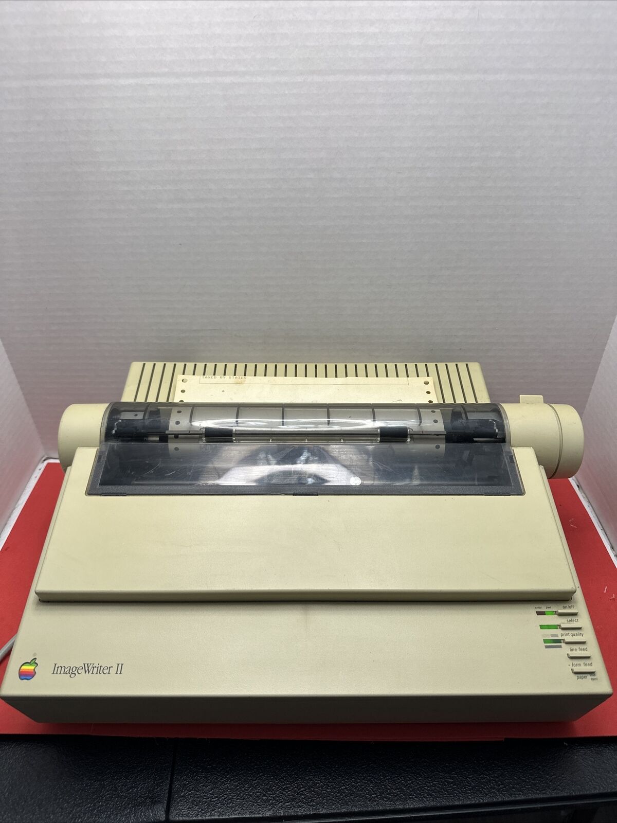 Vintage Apple ImageWriter II Computer Dot Matrix Printer A9M0320. Powers & Works