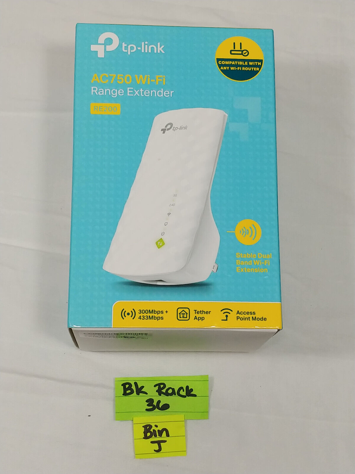 TP-LINK AC750 750Mbps Dual Band WiFi Range Extender/ RE200