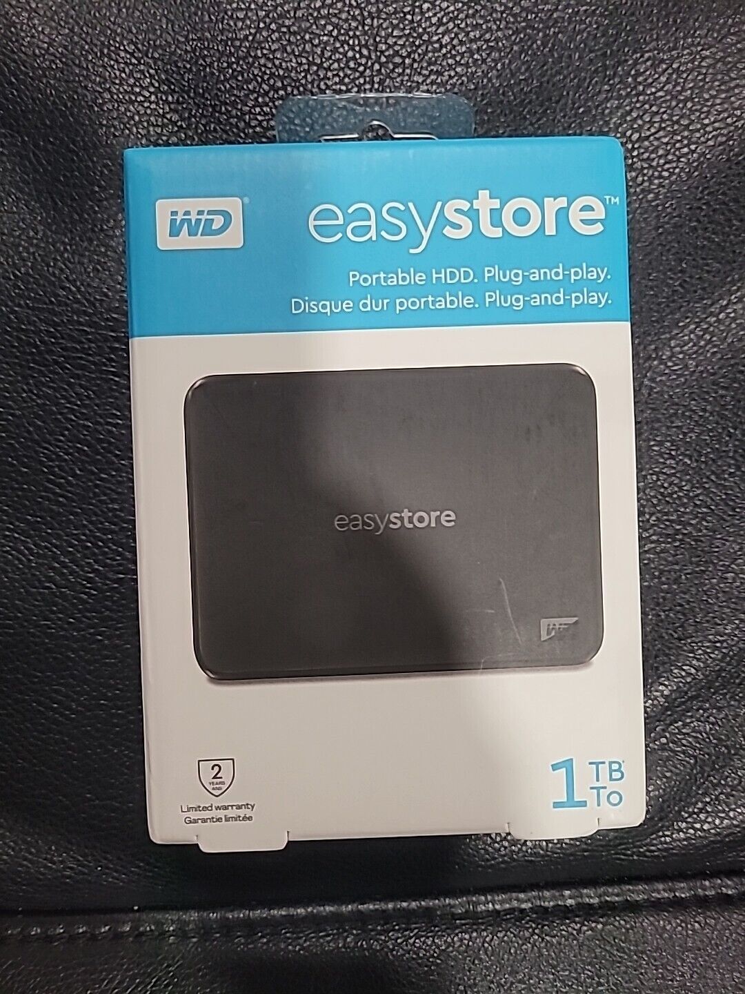 Western Digital Easystore 1 TB,External,5400RPM,  WDBAJN0010BBK-WESN Hard Drive