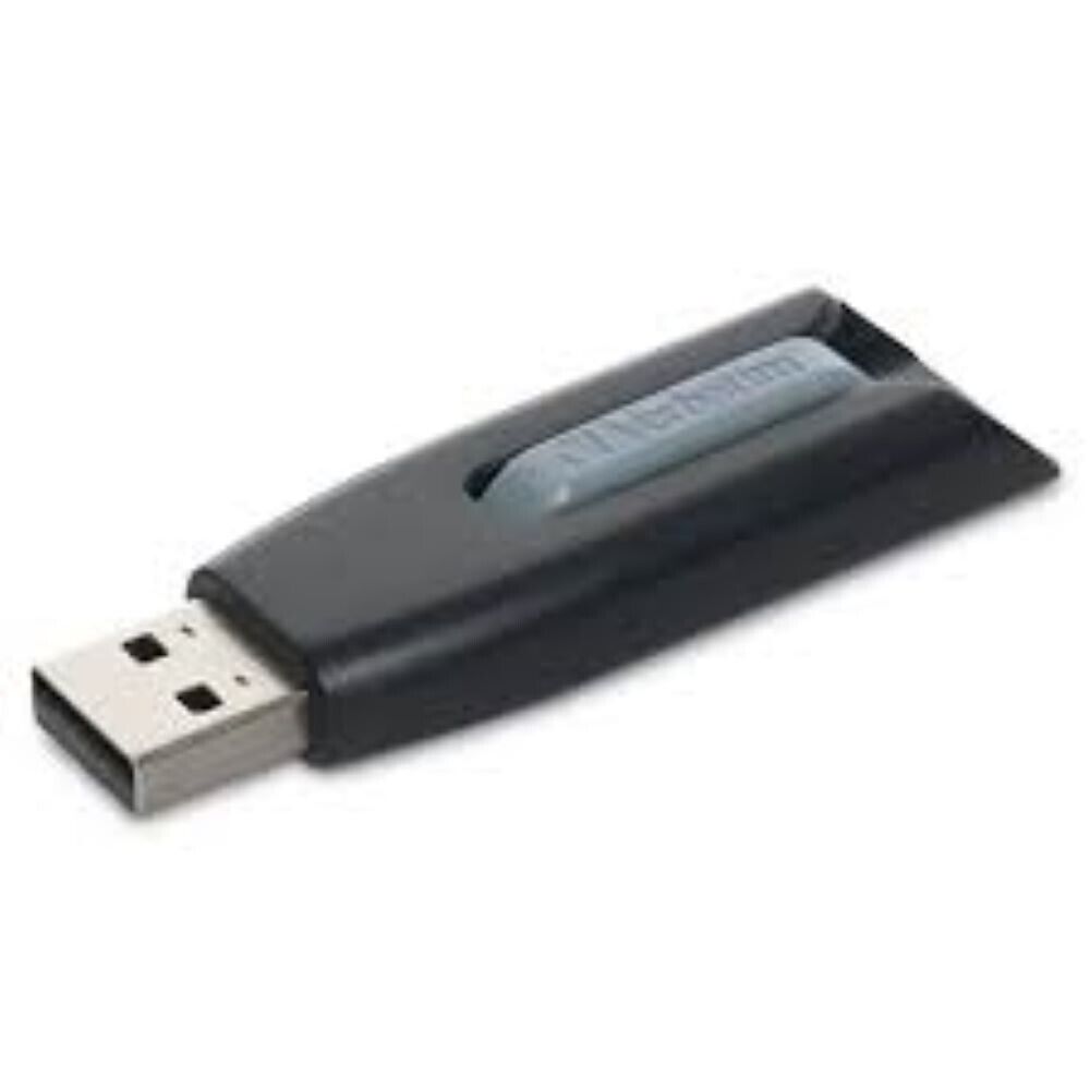 💥NEW‼Verbatim Store 'n' Go V3 USB 3.0 Drive 32GB Black/Gray 49173 Switchblade‼