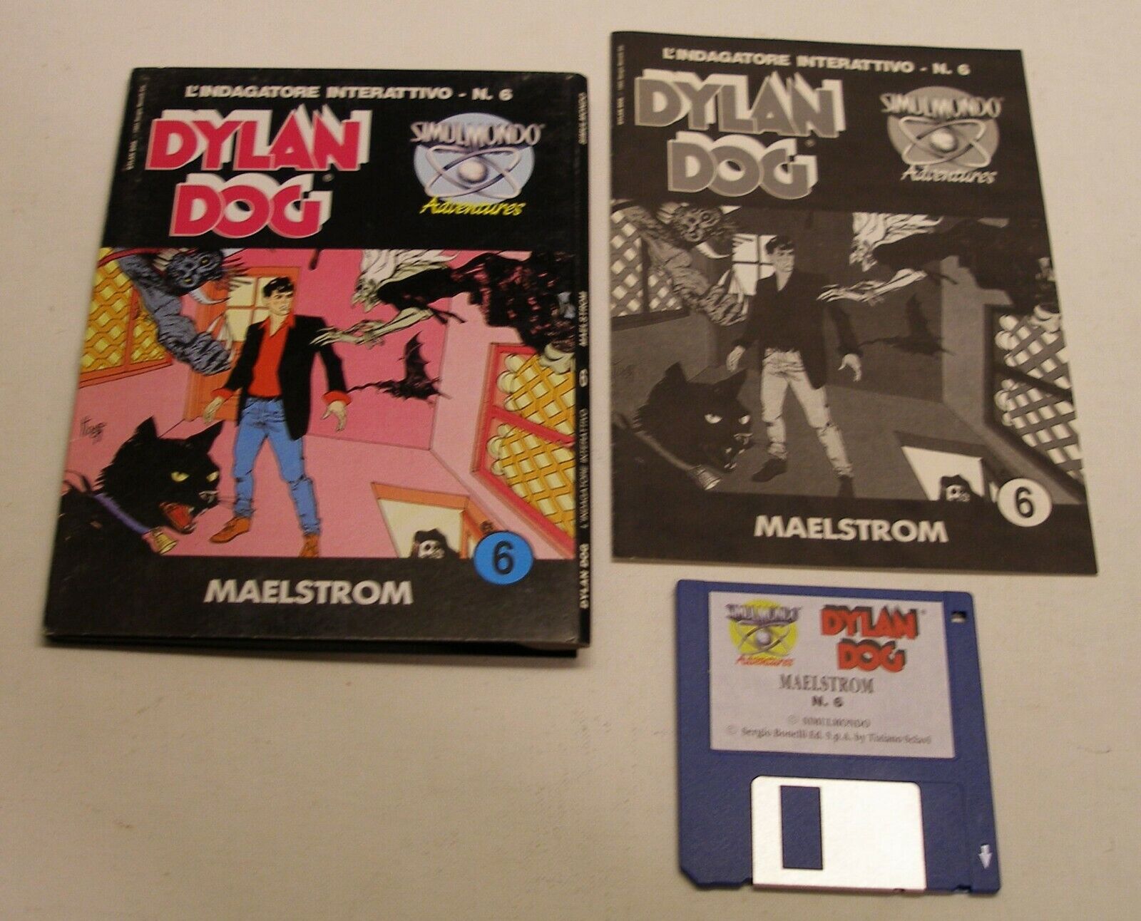 EXTREMELY RARE: Dylan Dog 06: Maelstrom by Simulmondo for Commodore Amiga