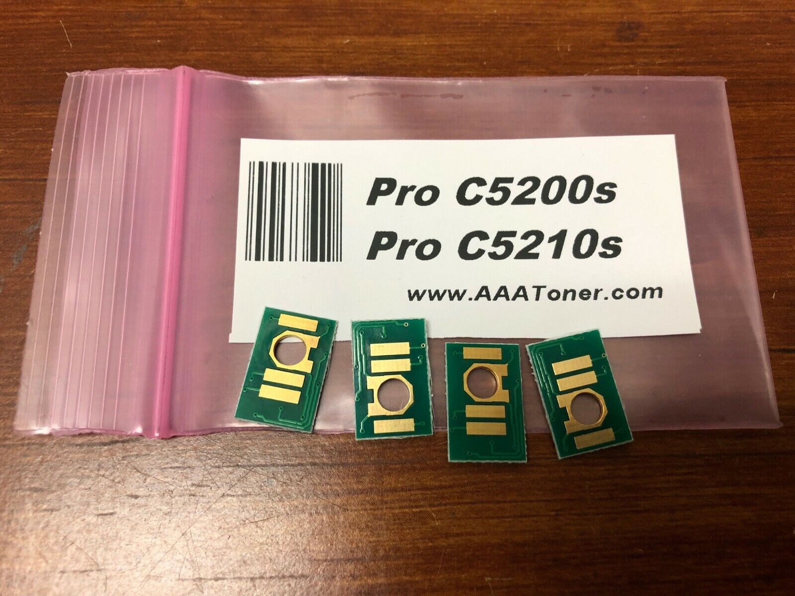4 Toner Chips for Ricoh Pro C5200s, Pro C5210s (828422 ~ 828423) Refill