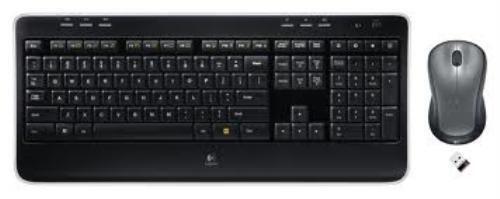 New Logitech Wireless Desktop MK520 Keyboard & Mouse Combo PC