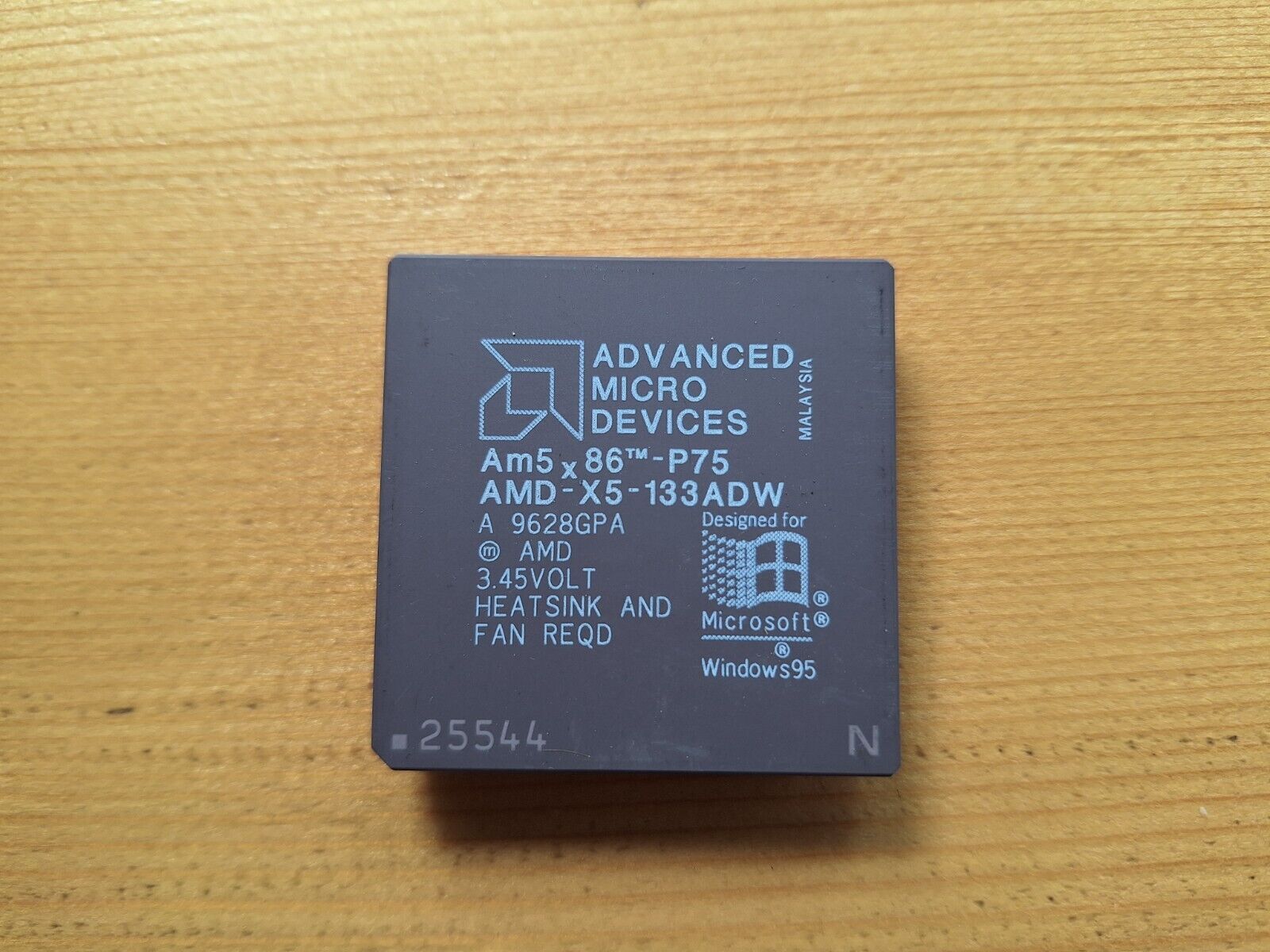 5x86 5x86-P75 AMD-X5-133ADZ AMD-X5-133ADW vintage CPU GOLD