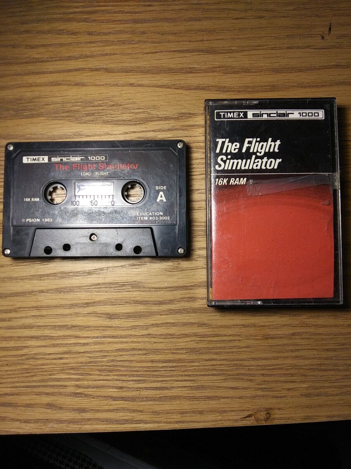 The Flight Simulator -Cassette-Timex Sinclair 1000 Software-16K RAM