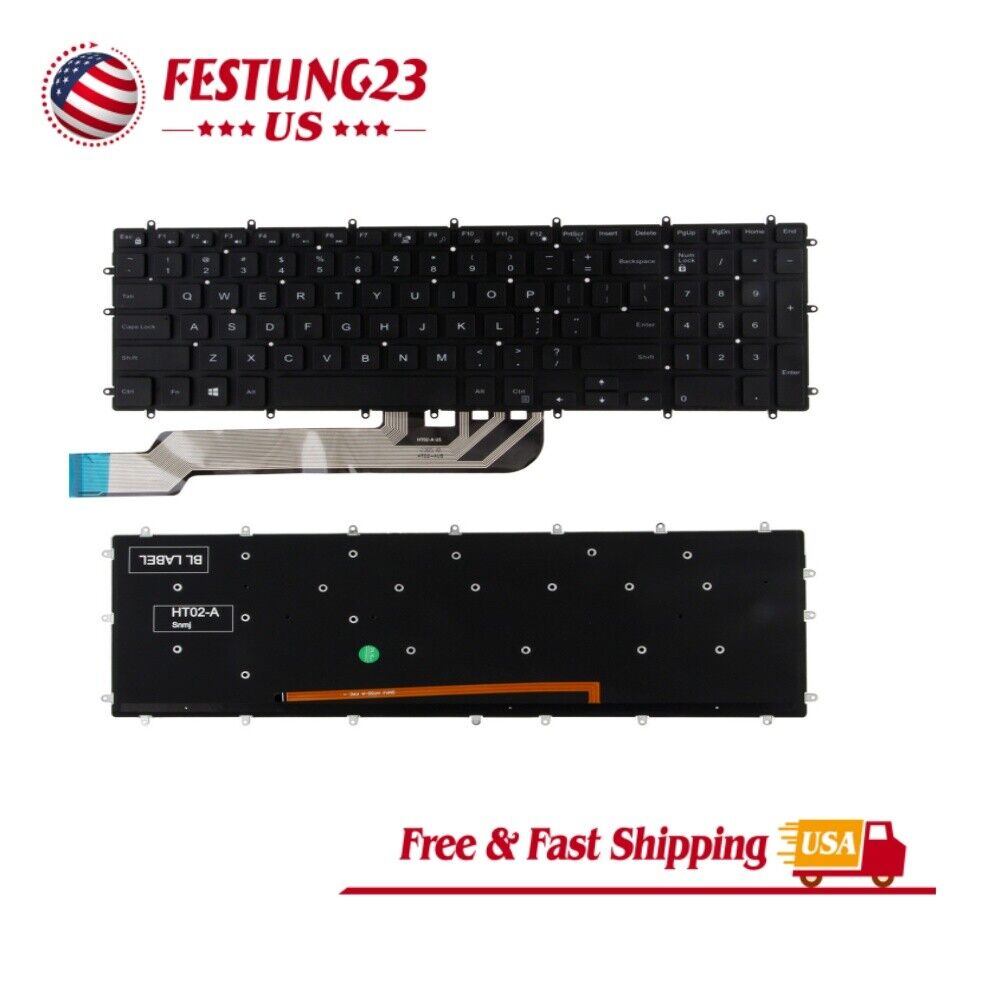 US Keyboard Backlight for Dell Inspiron 3584 3585 3590 3593 3595 3793 3779 3780