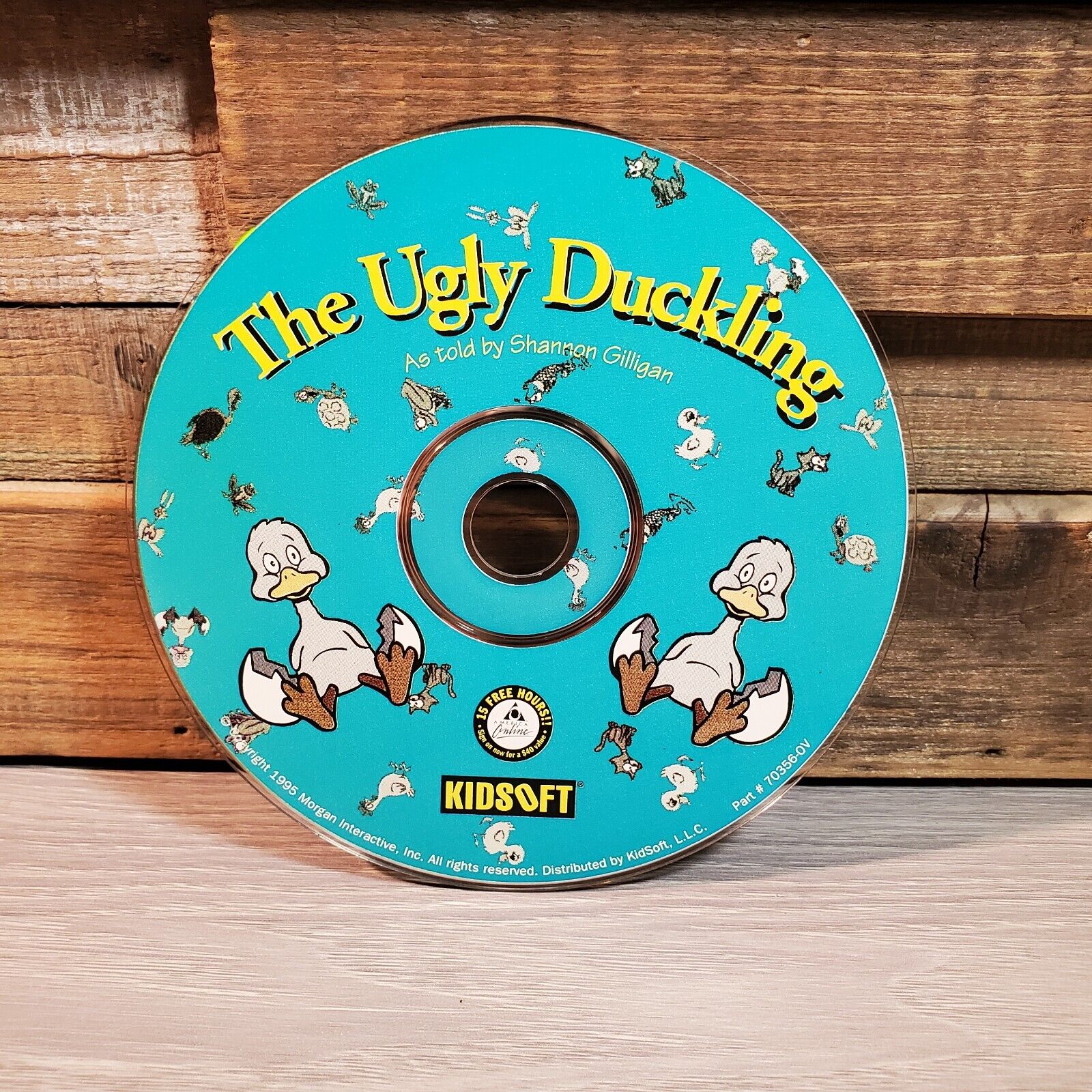 The Ugly Duckling Shannon Gilligan CD-ROM Kidsoft Rare 1995  Disc Only Homeschoo