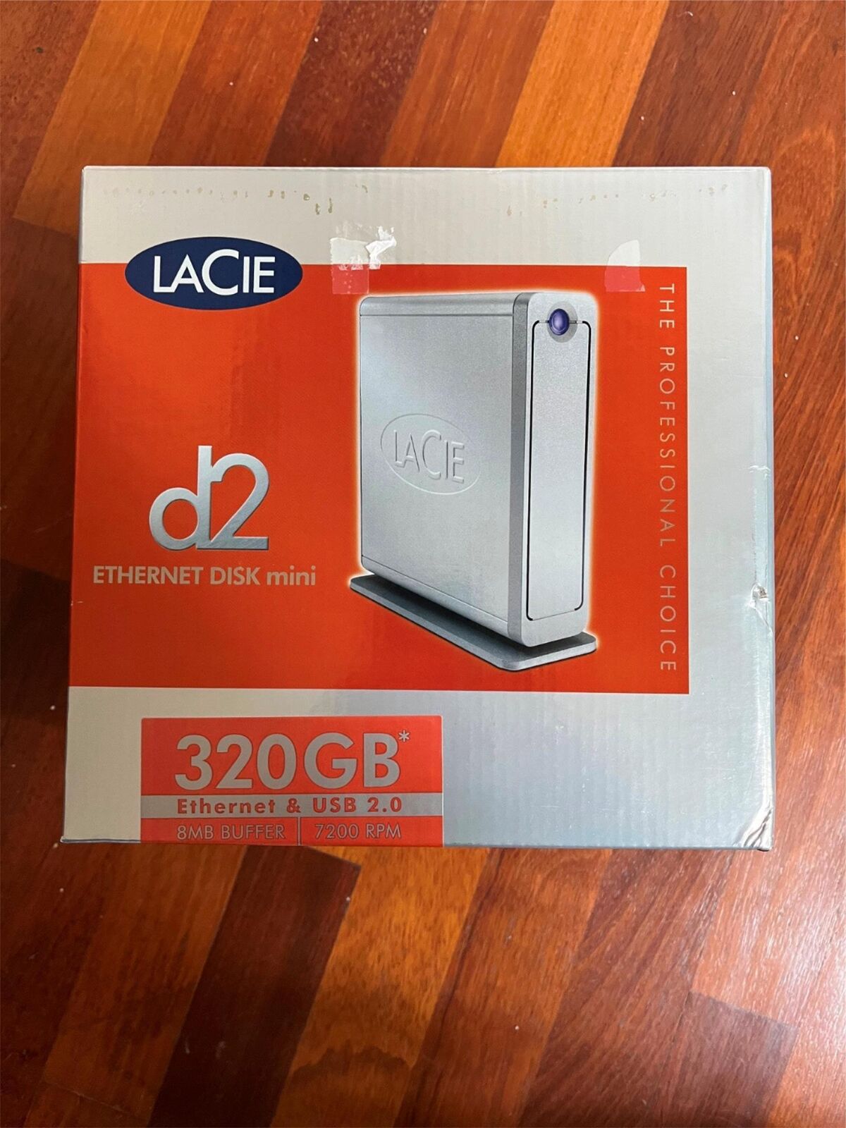LACIE D2 320GB Ethernet Disk Mini Ethernet and USB 2.0 SKU: 301173U