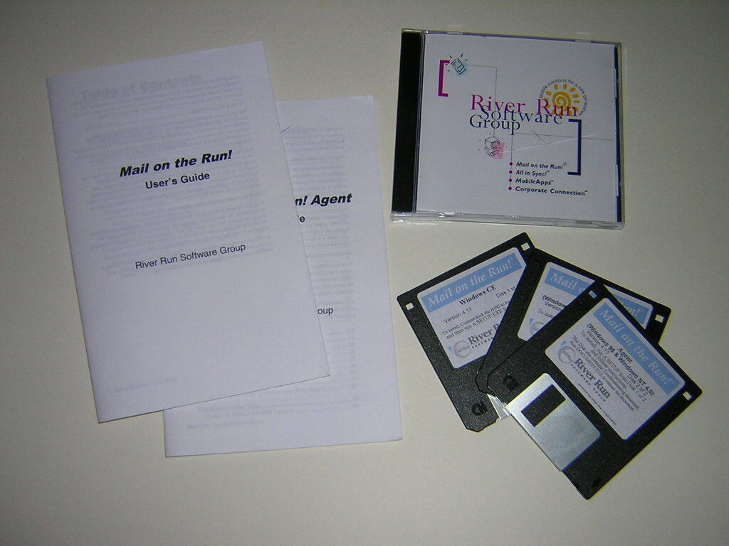 Vintage River Run Mail on the Run Software for Windows 95 NT CE (1995)