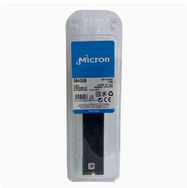 New MTFDHBG3T8TDF-1AW1ZABYY Micron 7300 PRO 3.84TB NVMe SSD PCIe 3.1x4 M.2 22110