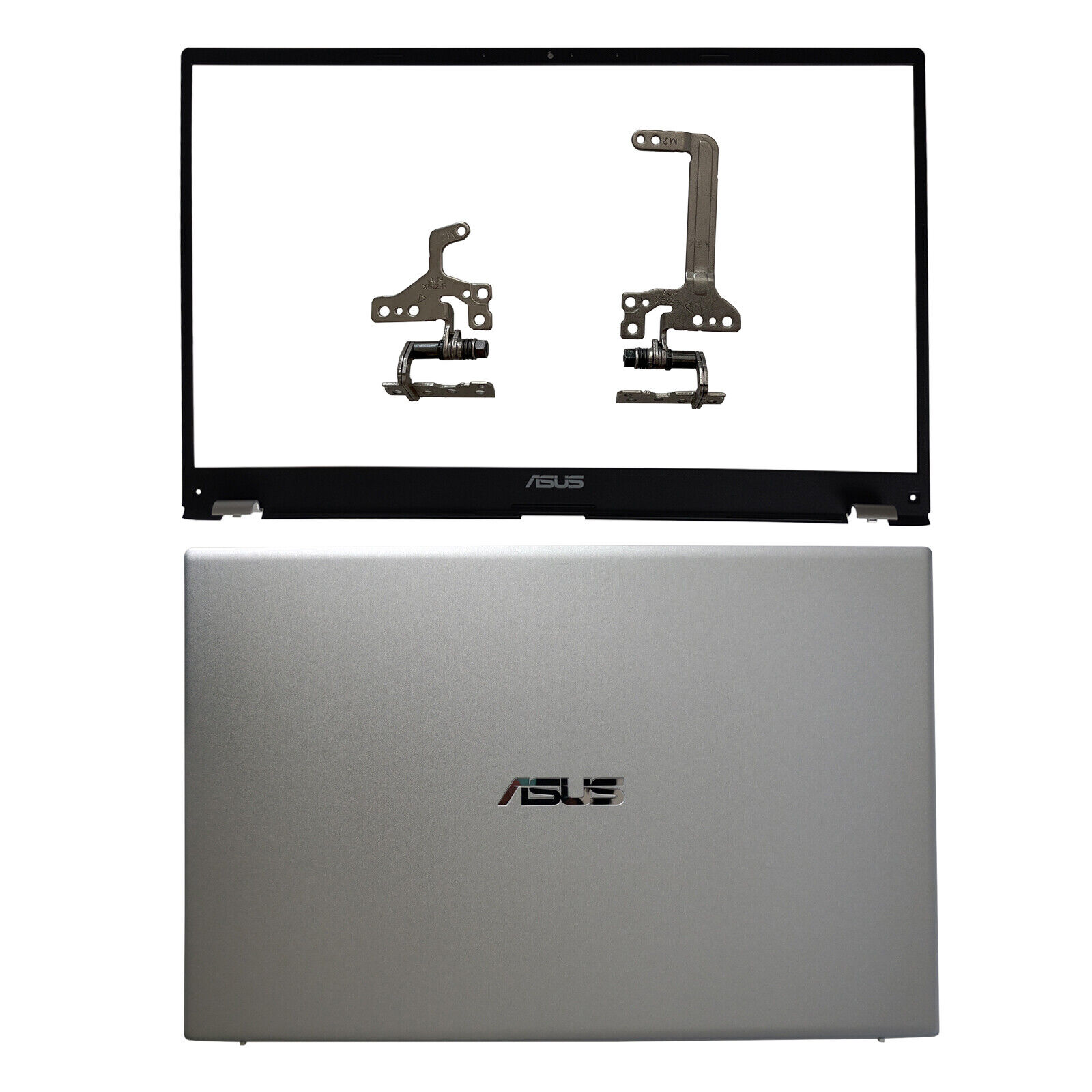 New For ASUS VivoBook X512 X512U V5000F LCD Back Cover+Front Bezel+Hinges Silver