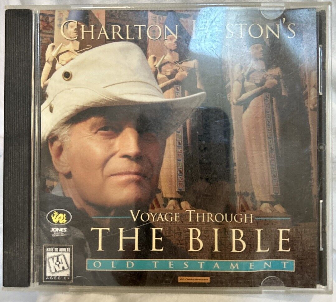 Charlton Heston's Voyage Through The Bible Old Testament For Pc/Macintosh Used