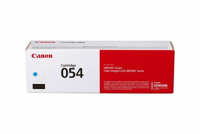 Official Genuine Canon 054 Toner Cartridge Cyan for LBP620C Series NEW SEALED