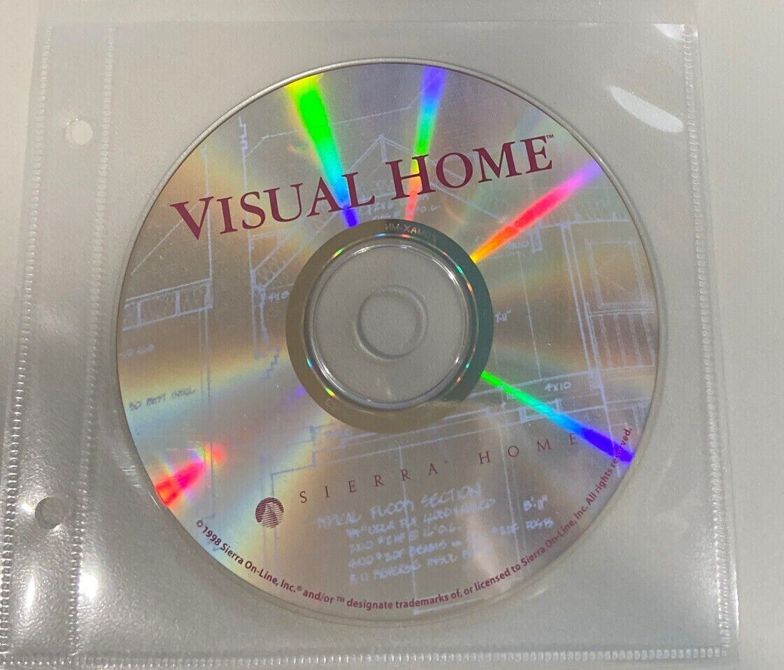 Vintage Sierra Home Visual Home 1998 Design Mint Condition in Protective Sleeve