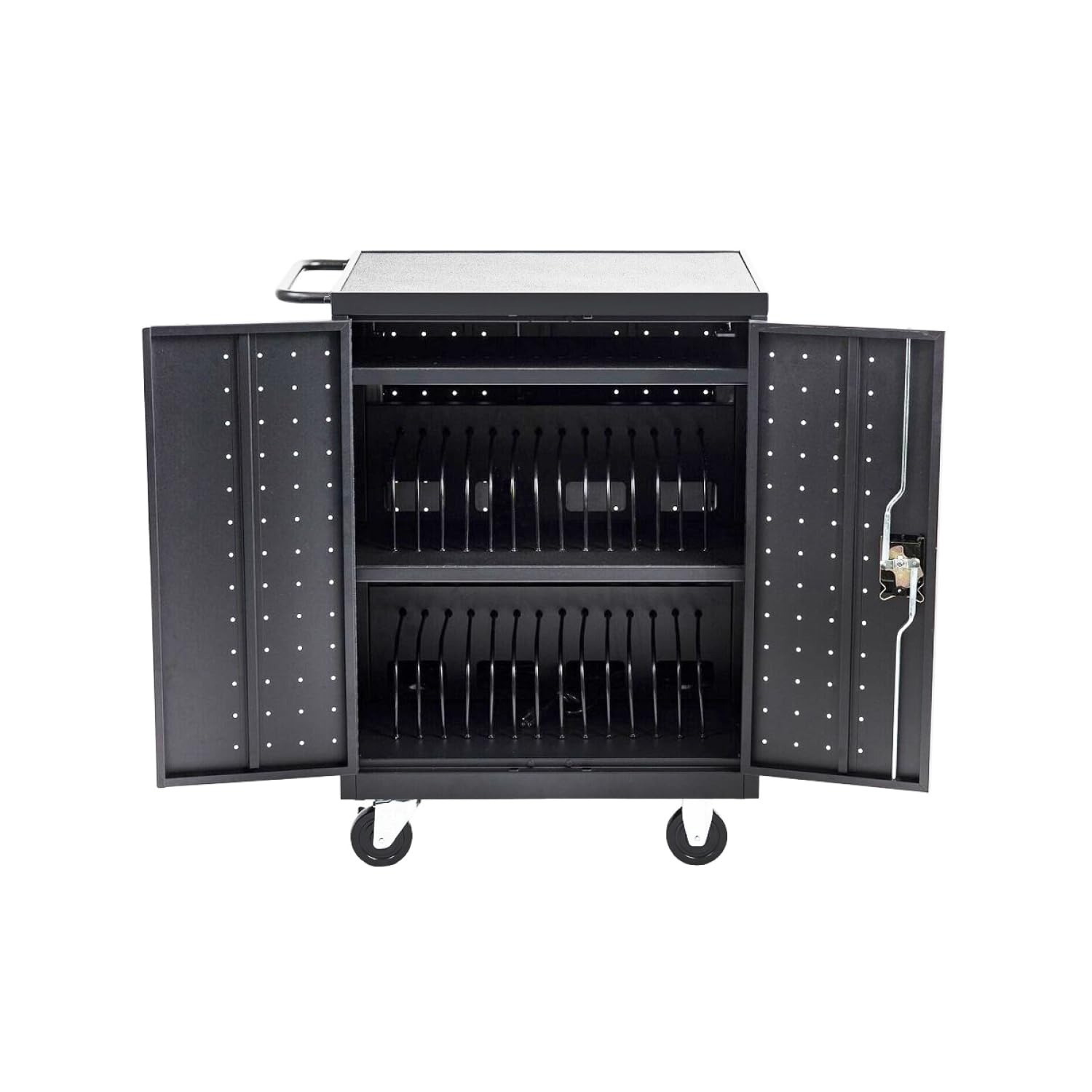 32 Device Mobile Charging and Storage Cart for Ipads, Chromebooks and Laptop Com
