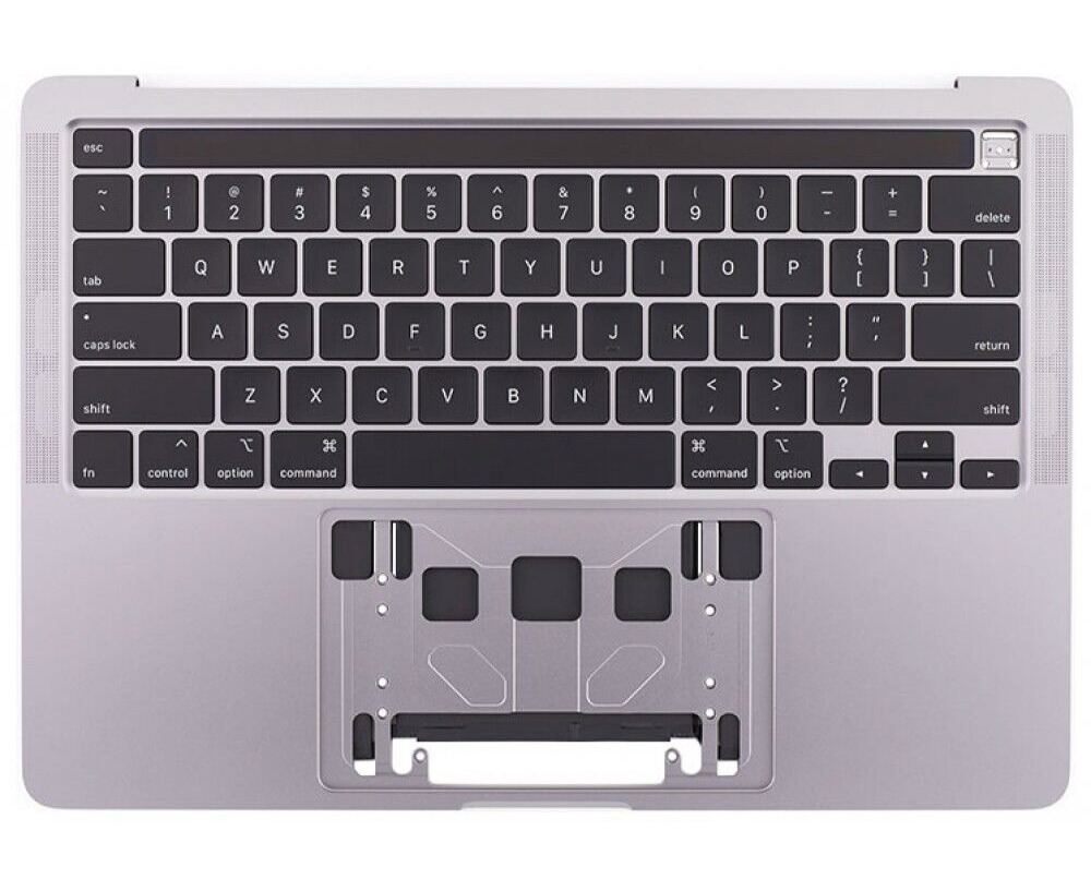 OEM GENUINE MacBook Pro 13 2020 A2289 Top case / Palmrest No Battery Space Gray