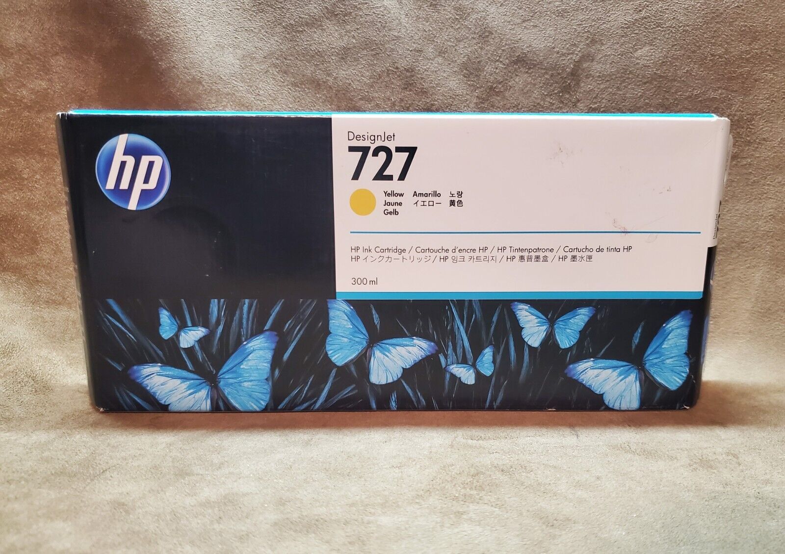 2021 - Genuine HP DesignJet 727 Yellow 300ML T930,T1530,T2530 Cartridge