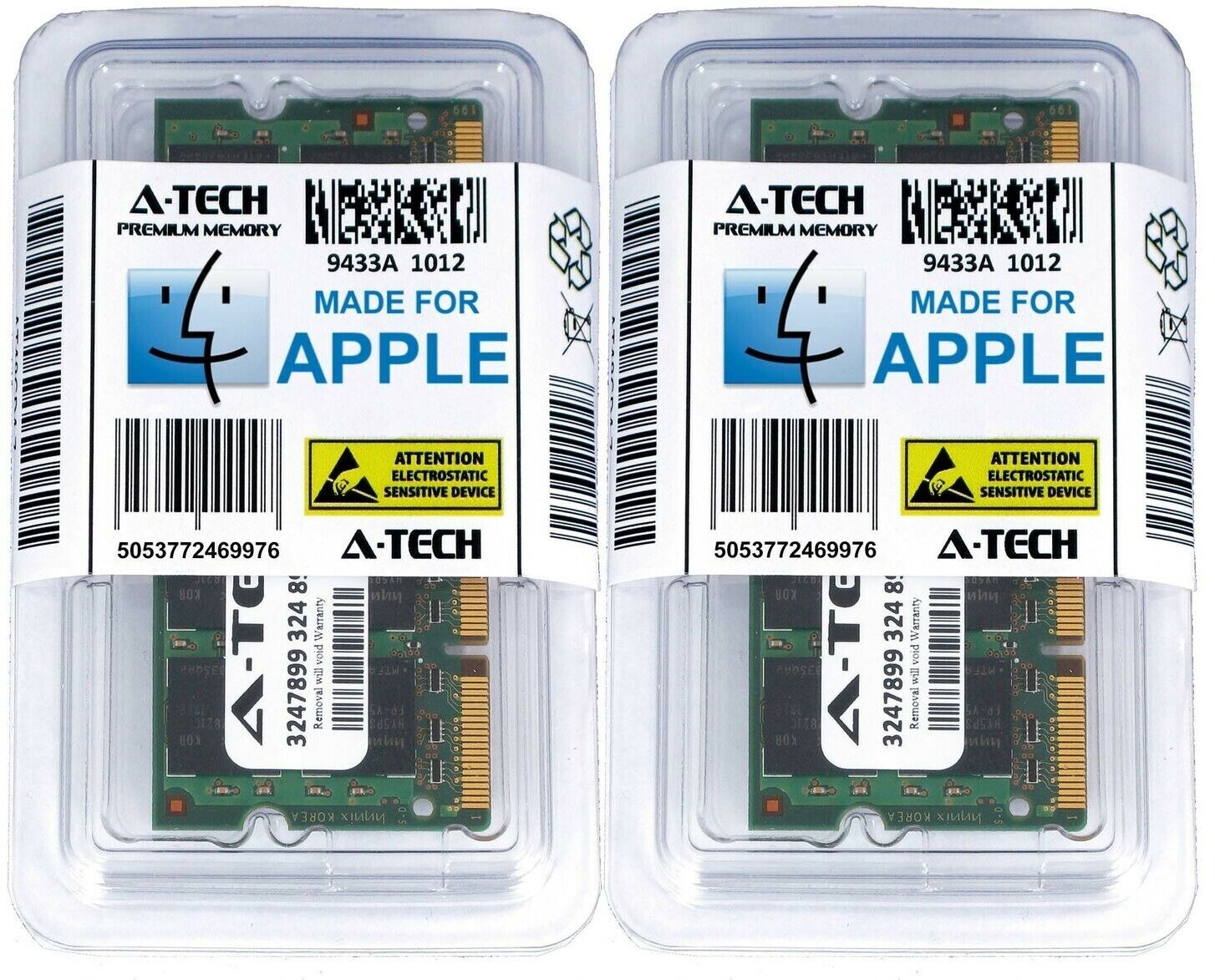 4GB 2 x 2GB PC2-5300 667 Memory RAM for Mid 2007 APPLE MacBook Pro iMac Mac Mini