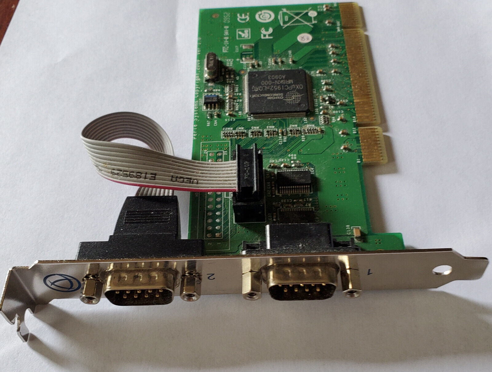 PCI 32-BIT to 2 PORT DB9 9 PIN RS232 SERIAL PCI 32-BIT EXPANSION CARD