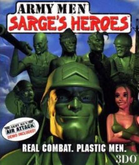 Army Men Sarges Heroes PC CD little green soldier boot camp training combat game