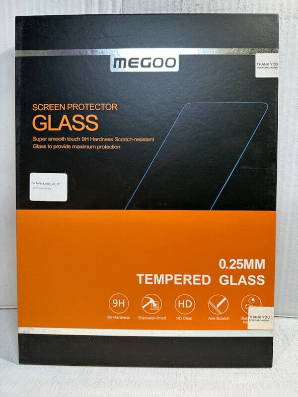 Megoo Screen Protector Tempered Glass For Surface Book 2/3 15\