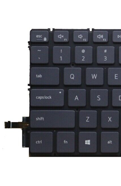 New for Dell Typoe: P122G001 UI Backlit Black Keyboard