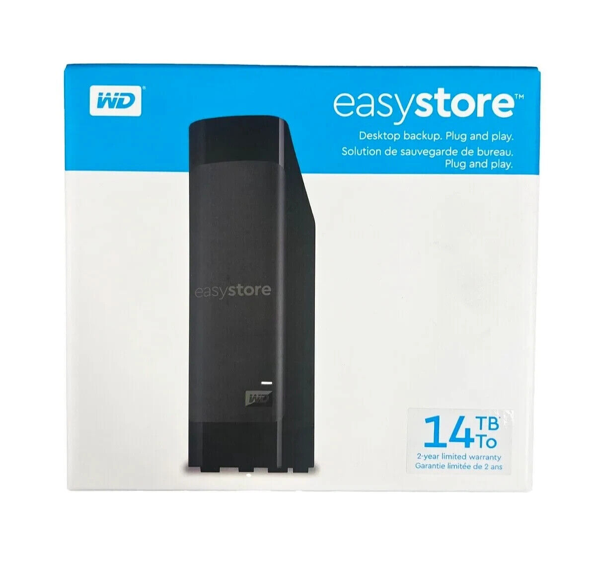 WD Western Digital Easystore 14TB External Hard Drive HDD USB 3.0 USED WORKS