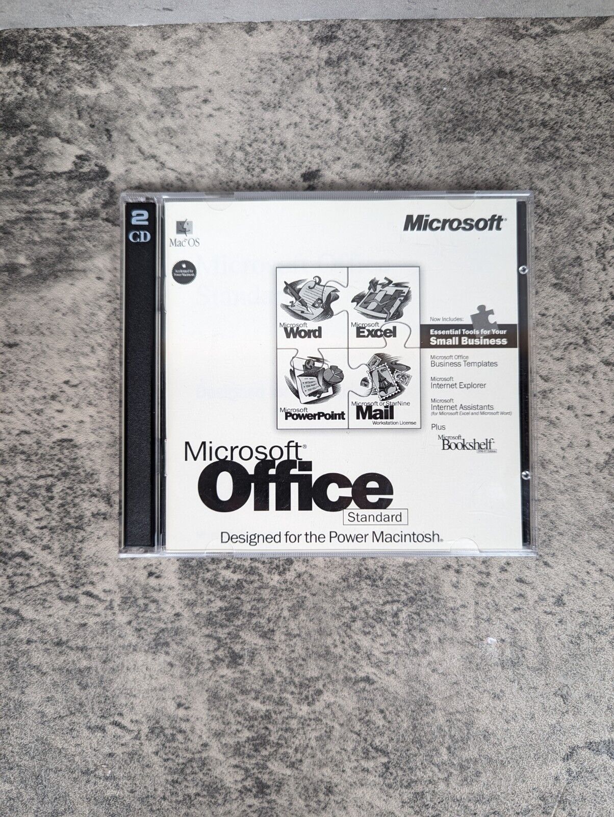 MICROSOFT OFFICE STANDARD FOR POWER MACINTOSH MAC Version 4.2.1  CD-ROM TESTED