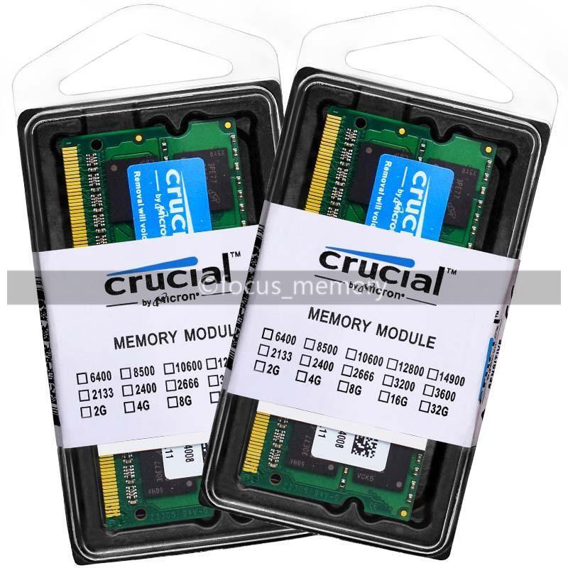 Crucial 16GB 2x8GB DDR3 1333 1600 MHz 204pin SO-DIMM Laptop Memory 1.35V/1.5V US