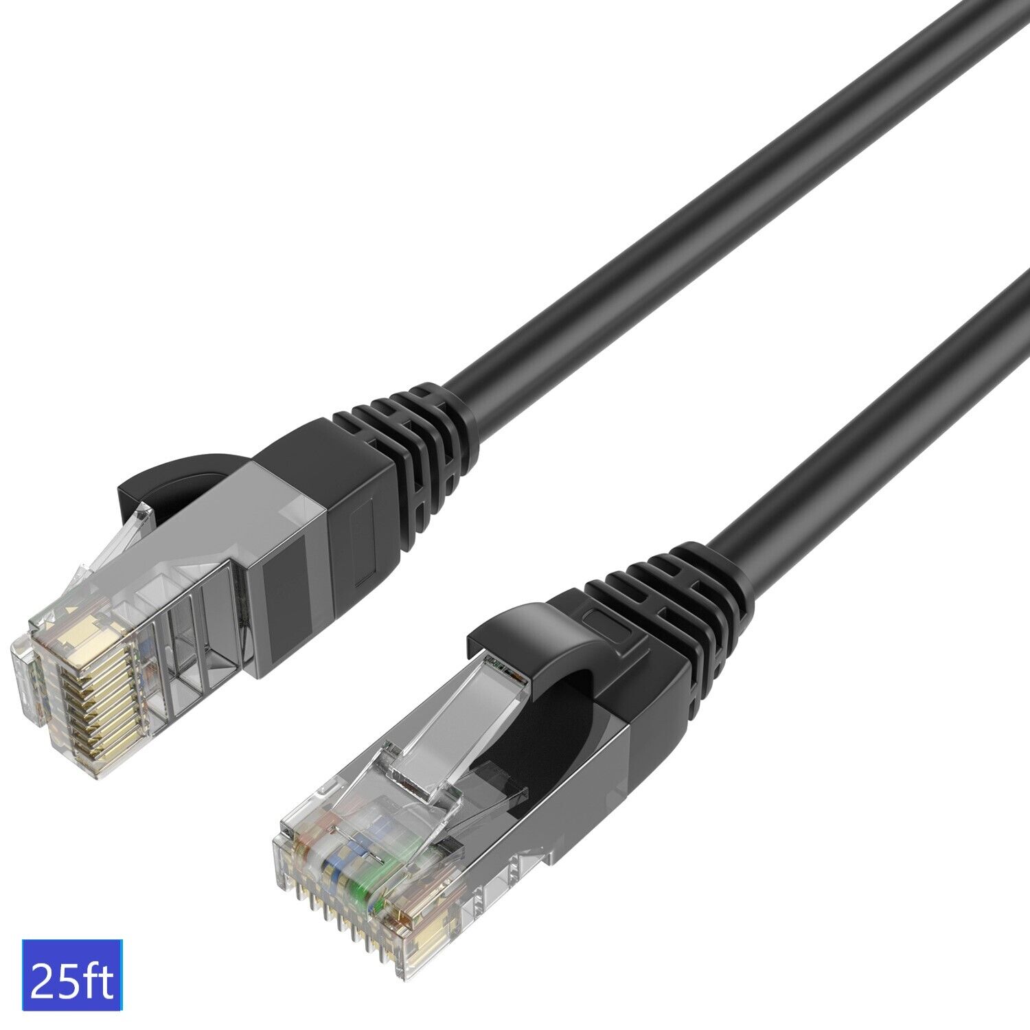 QualGear CAT 6 High-Speed Ethernet Cable - Black