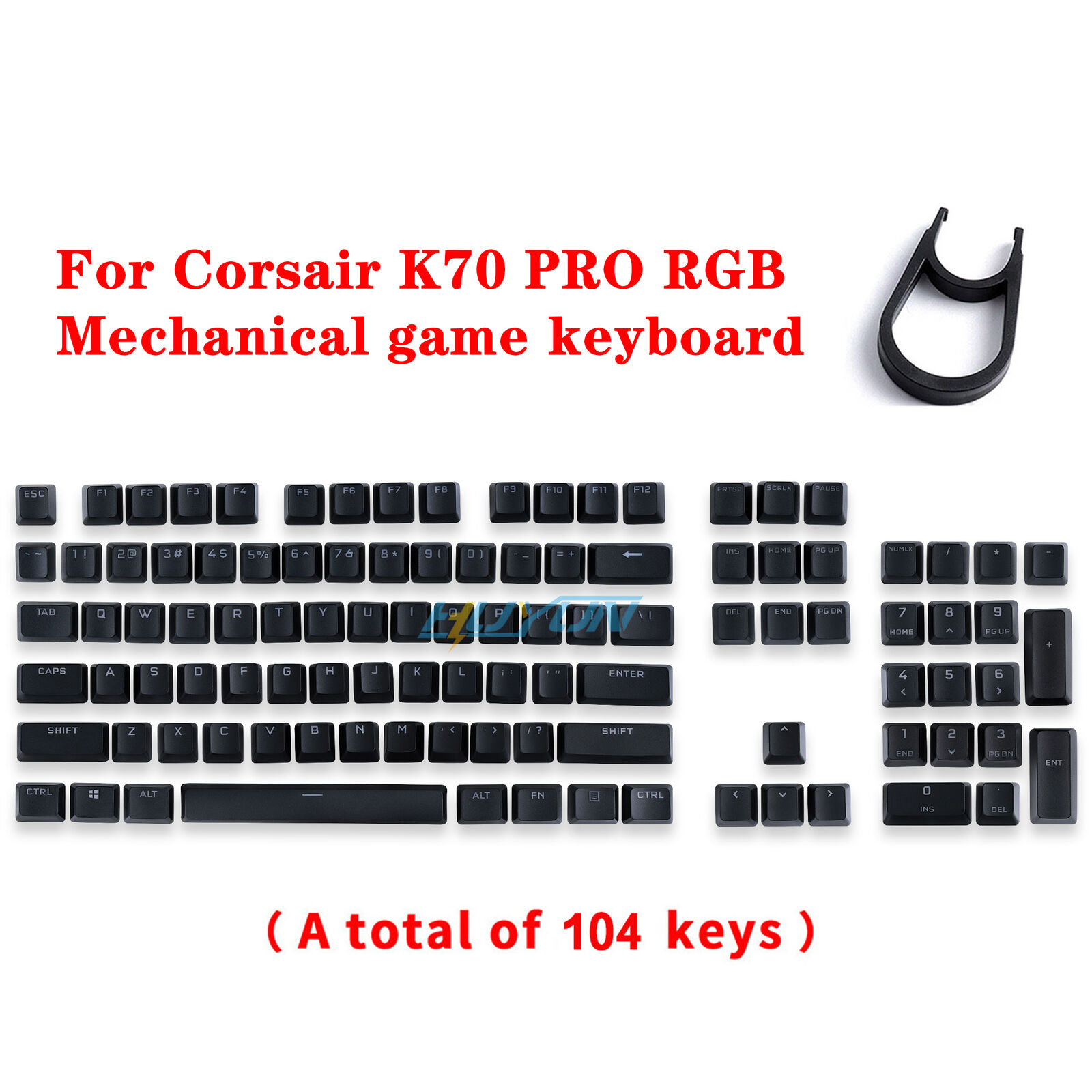 A full Set Keys for Corsair K70PRO/K100 Mechanical Keyboard Replacement