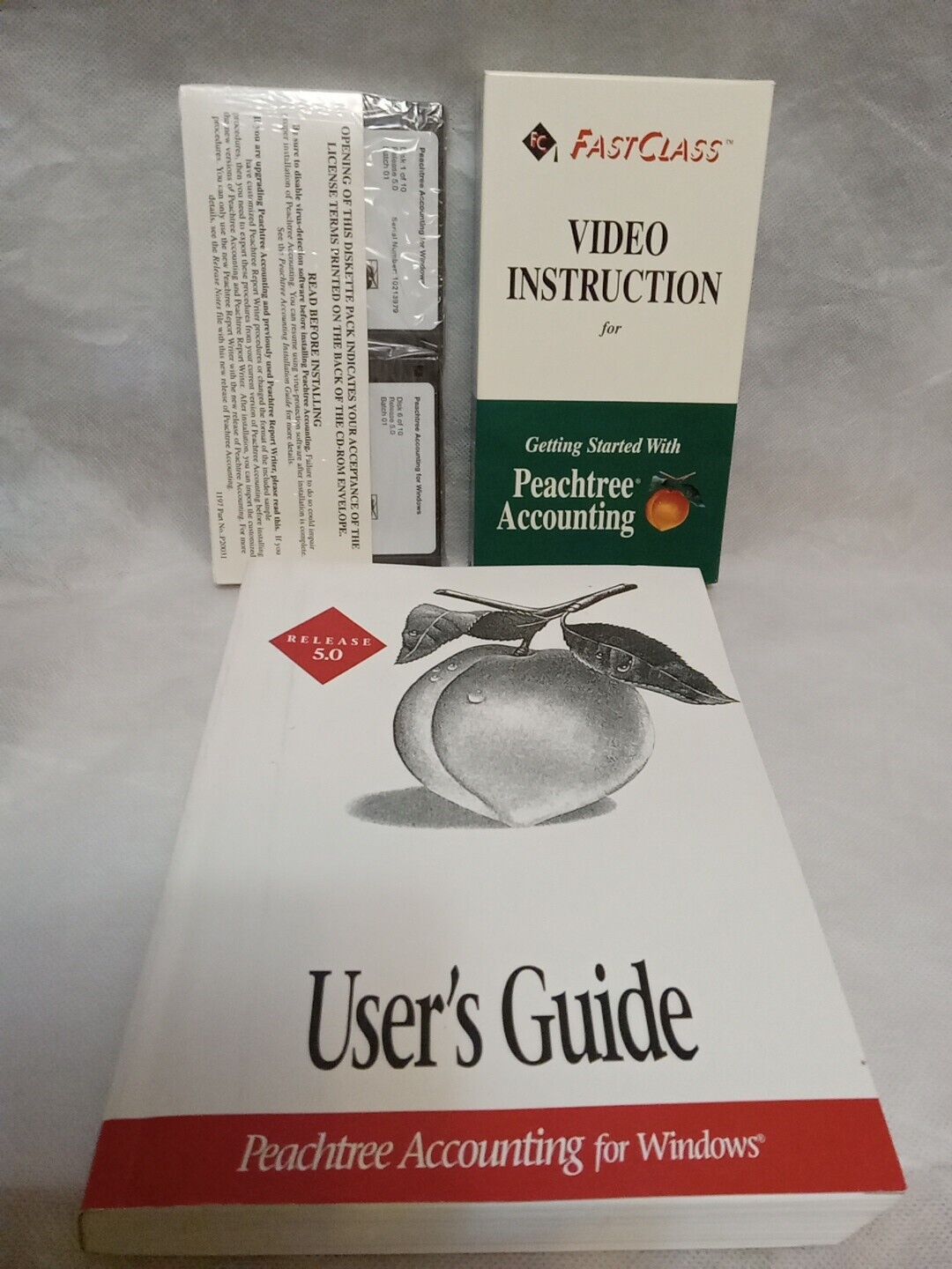 Vintage 1997 Peachtree Accounting Software 5.0