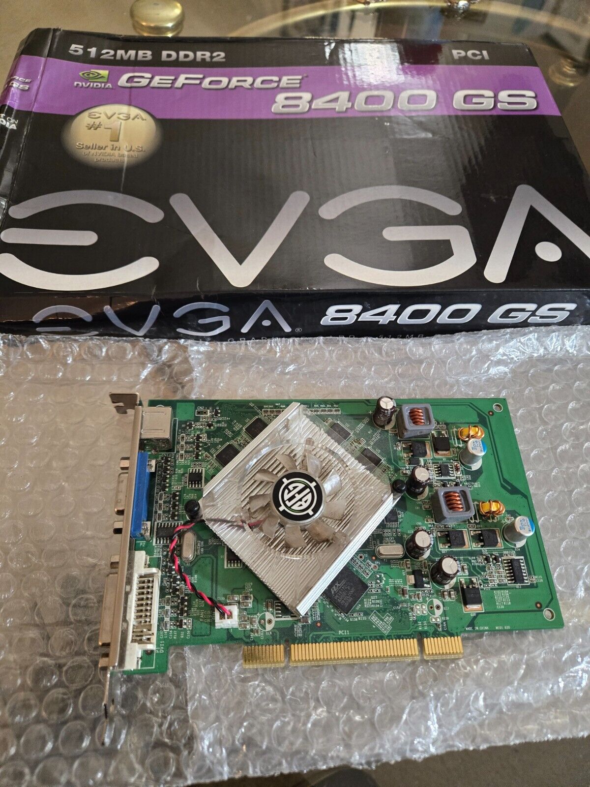 EVGA Nvidia  GeForce 8400 GS 512MB DDR2 SDRAM PCI Graphics Card