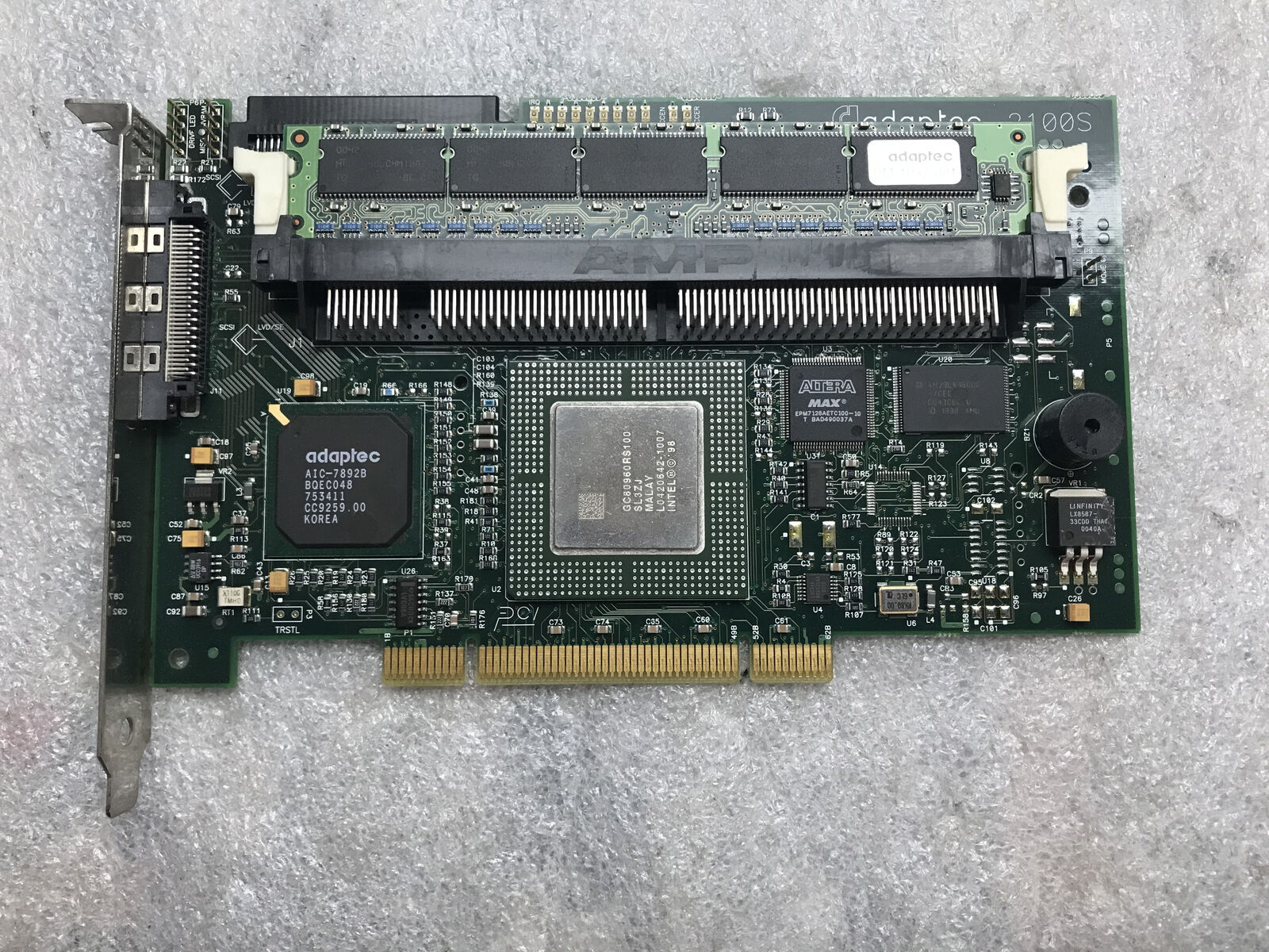 Adaptec HA-1320-02-3A 2100S PCI Ultra160 SCSI RAID Controller ZZ