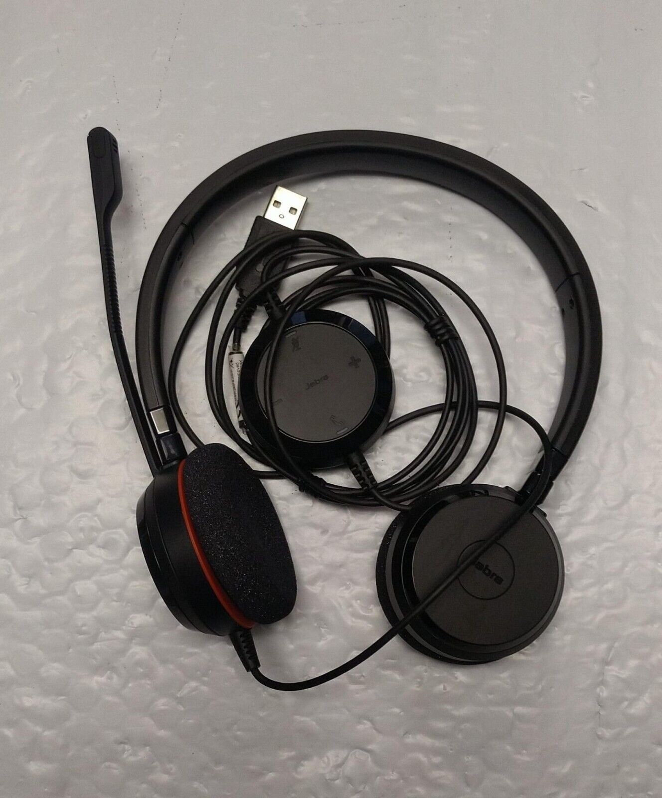 Jabra Evolve 20/20E Stereo Headset Black Model HSC016 - No Original Packaging