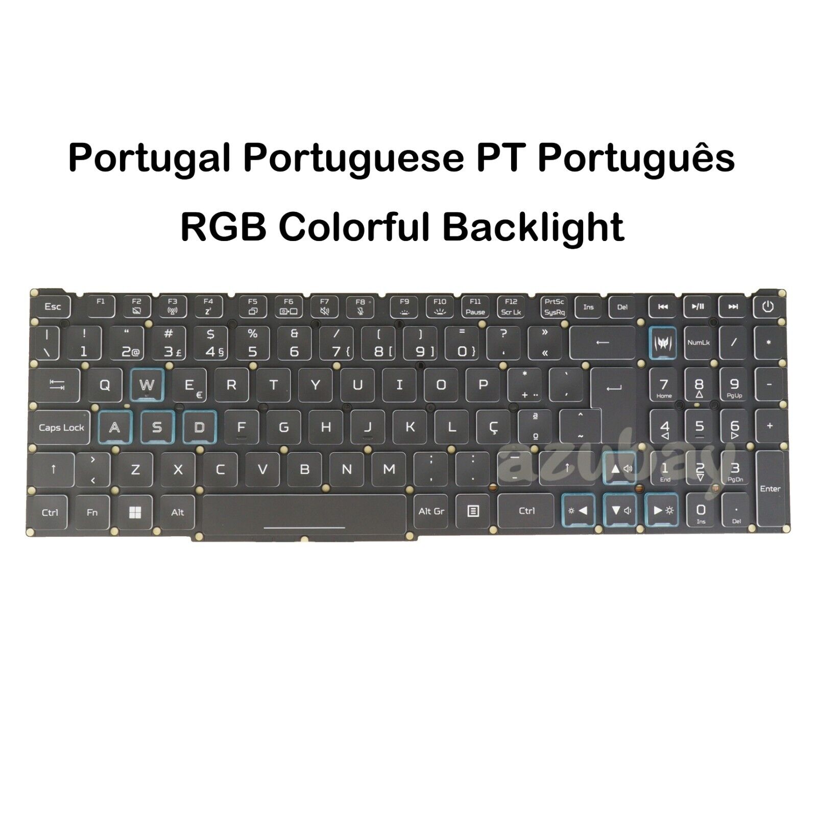 Laptop Keyboard for Acer Predator Helios PH315-55 PH317-56 Zone Colorful Backlit