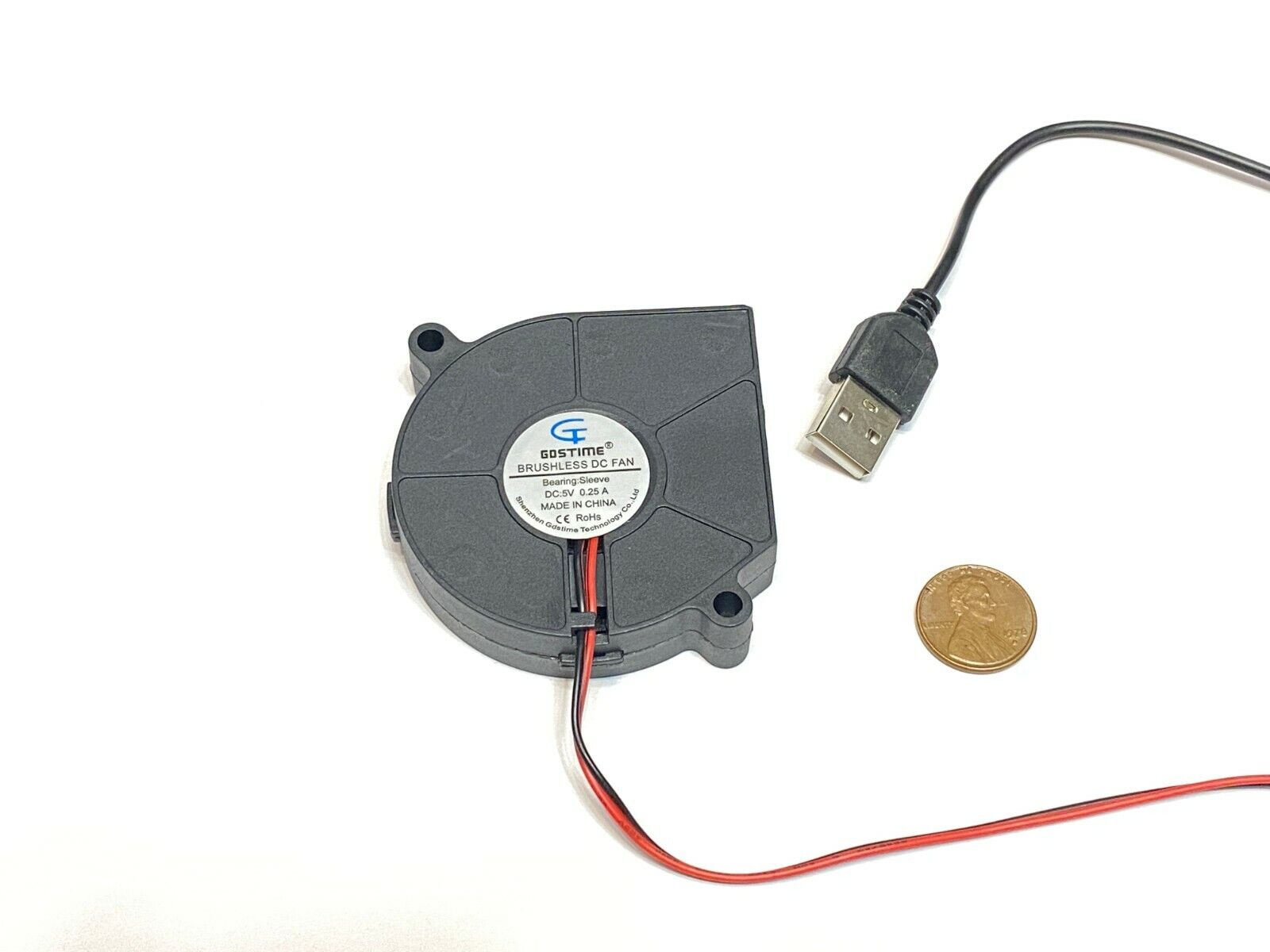 USB PLUG - 60mm 5v fan Brushless Exhaust Centrifugal Blower Computer Gdstime
