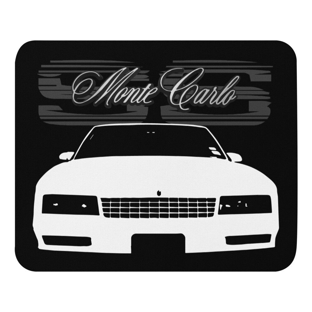 Retro 80s Chevy Monte Carlo SS American Classic Car Mouse pad