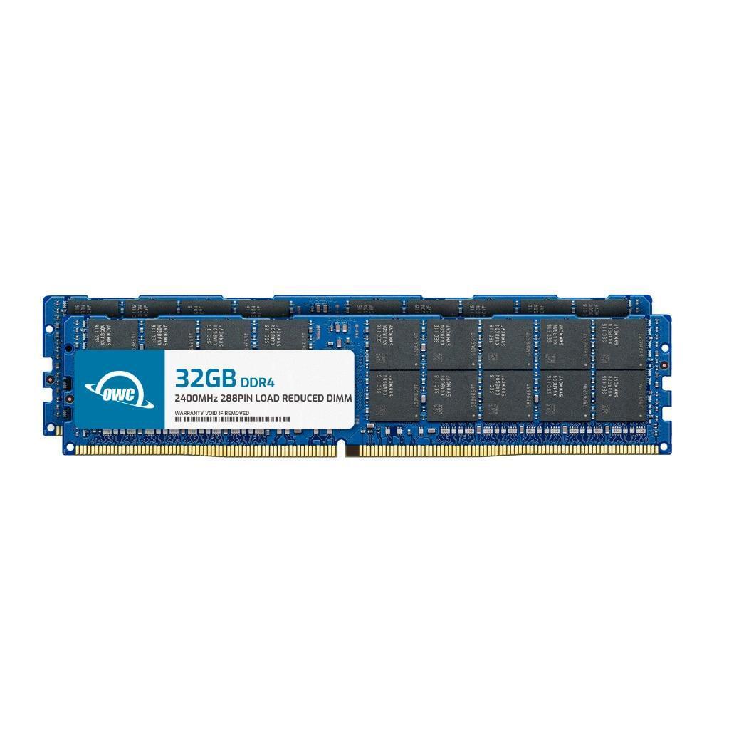 OWC 64GB (2x32GB) DDR4 2400MHz 4Rx4 ECC Load-Reduced 288-pin DIMM Memory RAM