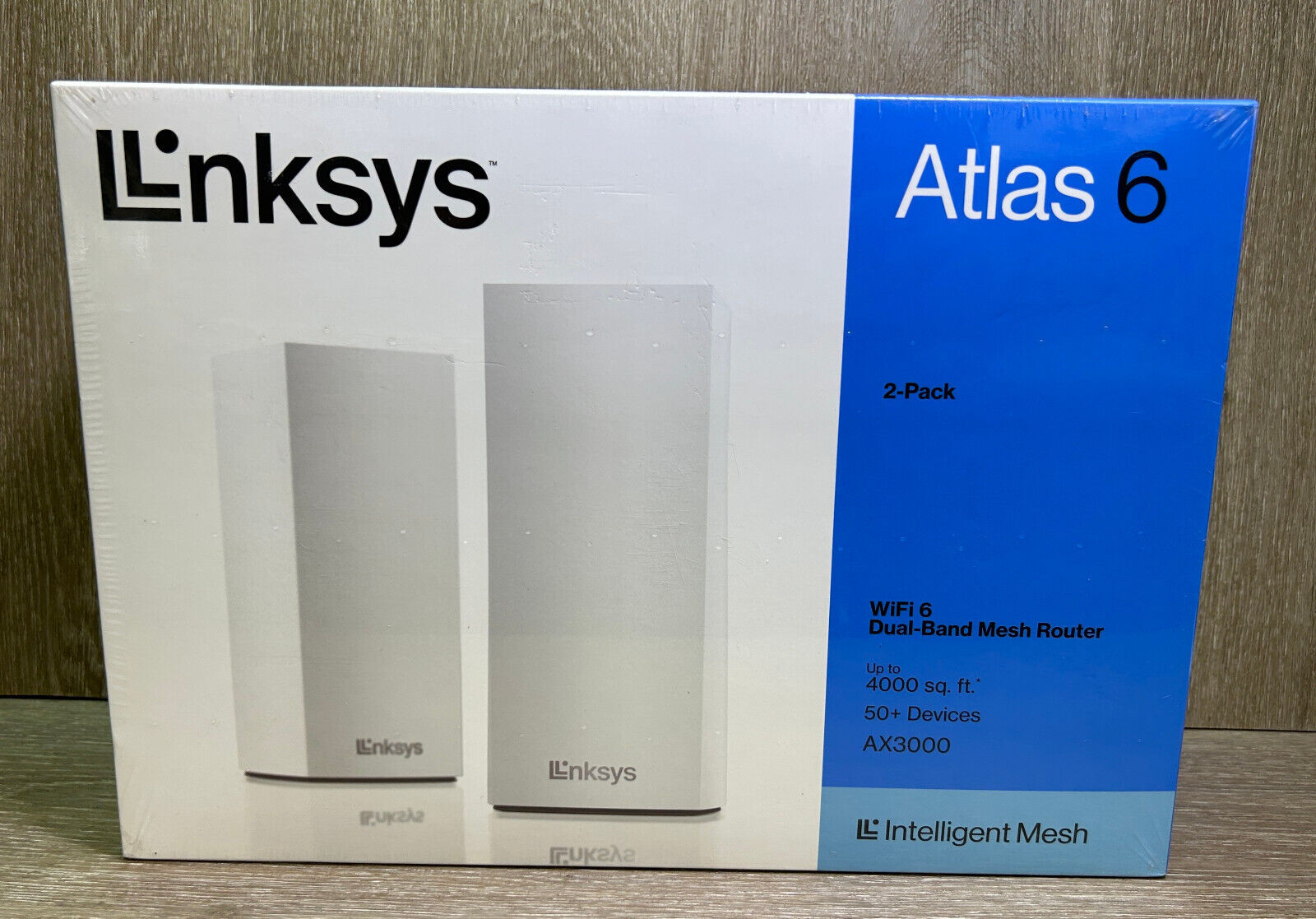 Linksys Atlas 6 WiFi 6 Router AX3000 Dual-Band WiFi Mesh Wireless Router - New