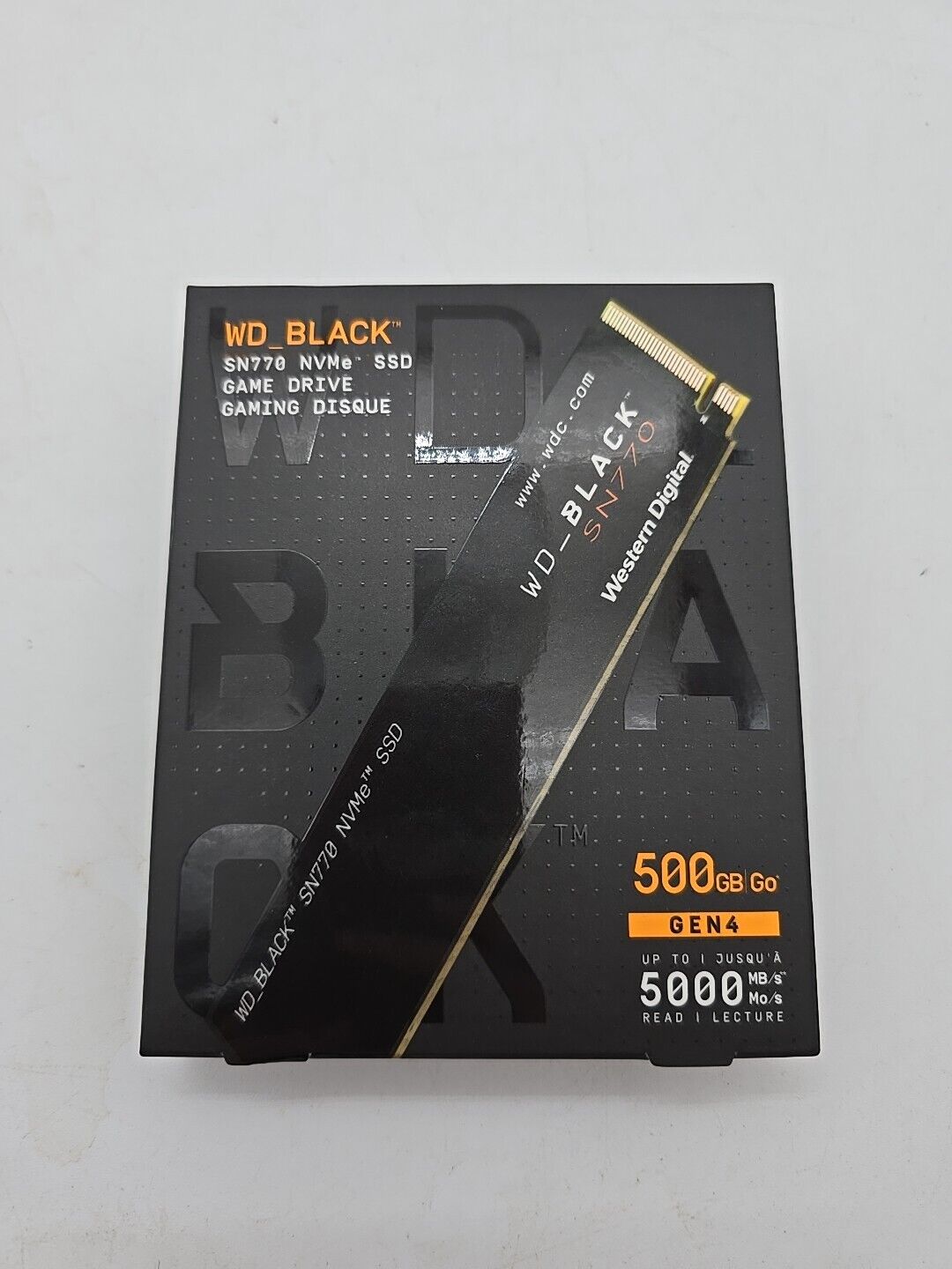 New WD Black SN770 NVMe SSD Game Drive Gen4 500GB (WDBBDL5000ANC-WRWM) READ